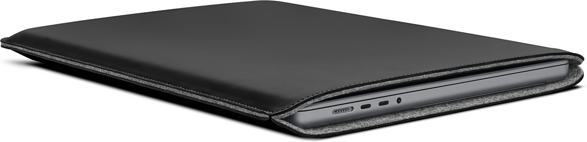 Villpähkliga kaetud ümbris 16" MacBook Pro-le, must - Image 4