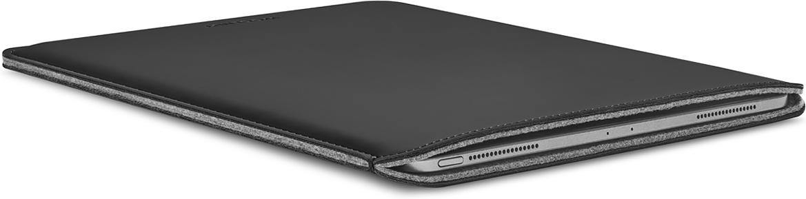 Villpähkliga kaetud ümbris 13" iPad Pro ja Air jaoks, must - Image 4