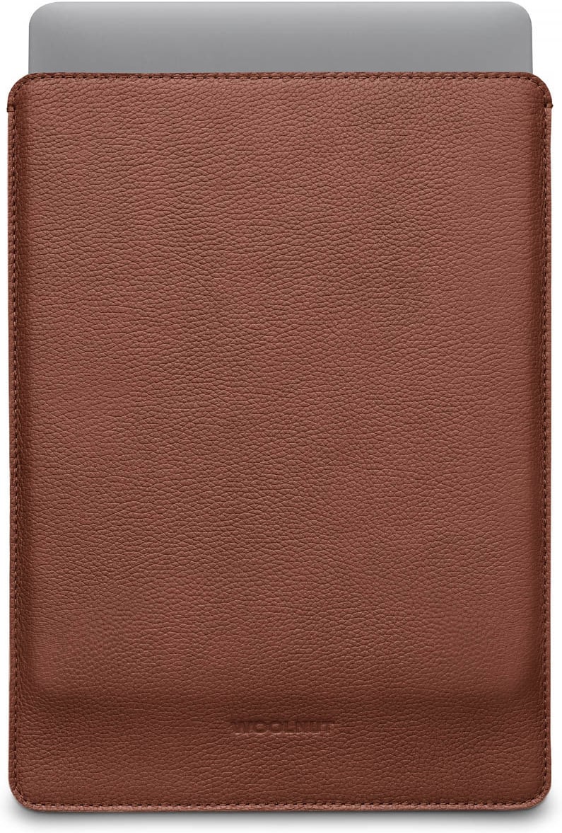 Villpähkliga nahkümbris 14" MacBook Pro-le, konjakivärvi