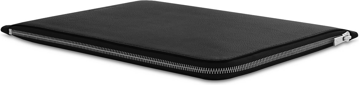 Villpähkliga nahkümbris 13/14-tollisele MacBook-ile, must - Image 5