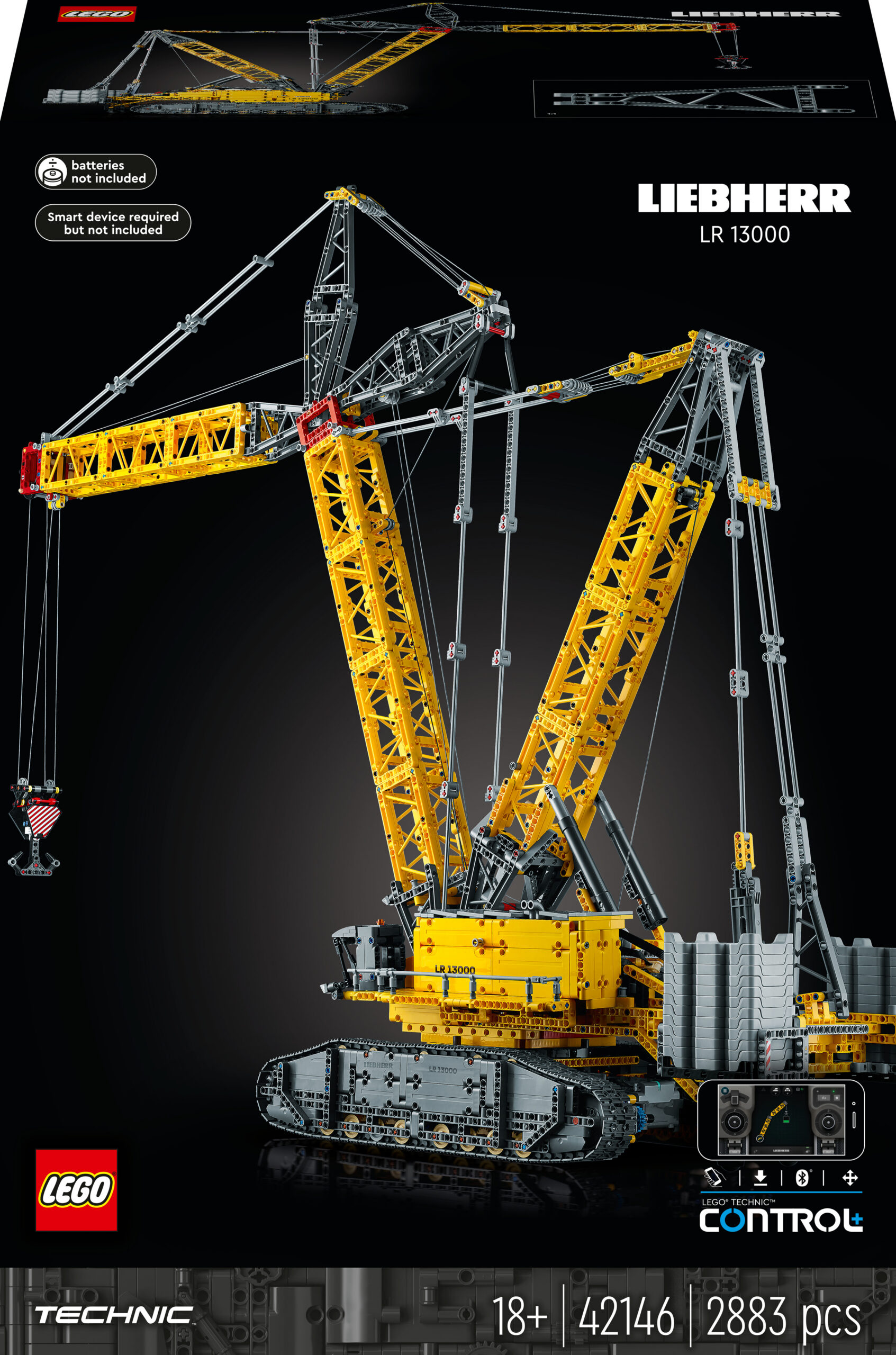 LEGO Technic 42146 - Liebherr LR 13000 roomikkraana
