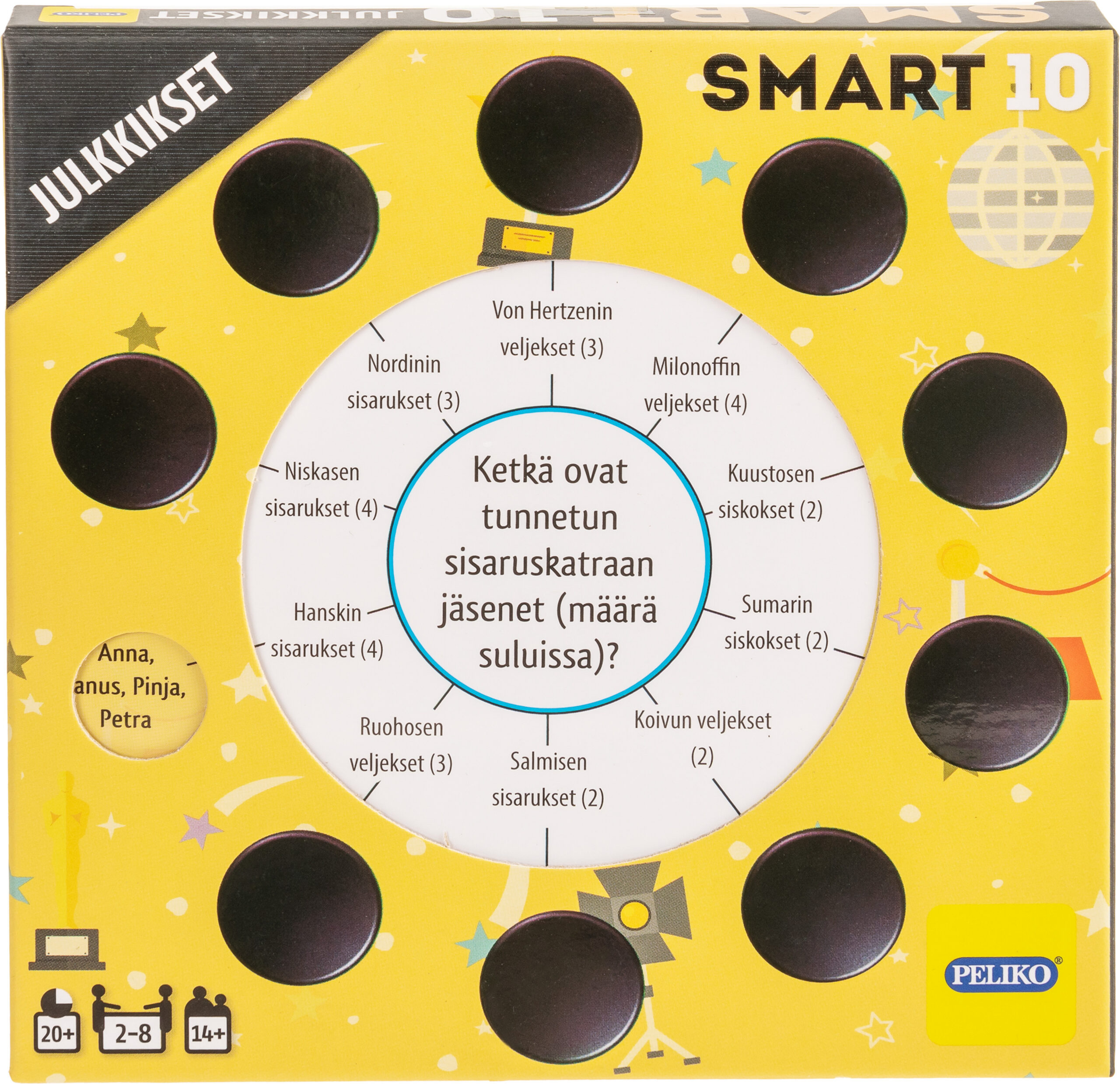 Smart10 - lisakaardid, kuulsused