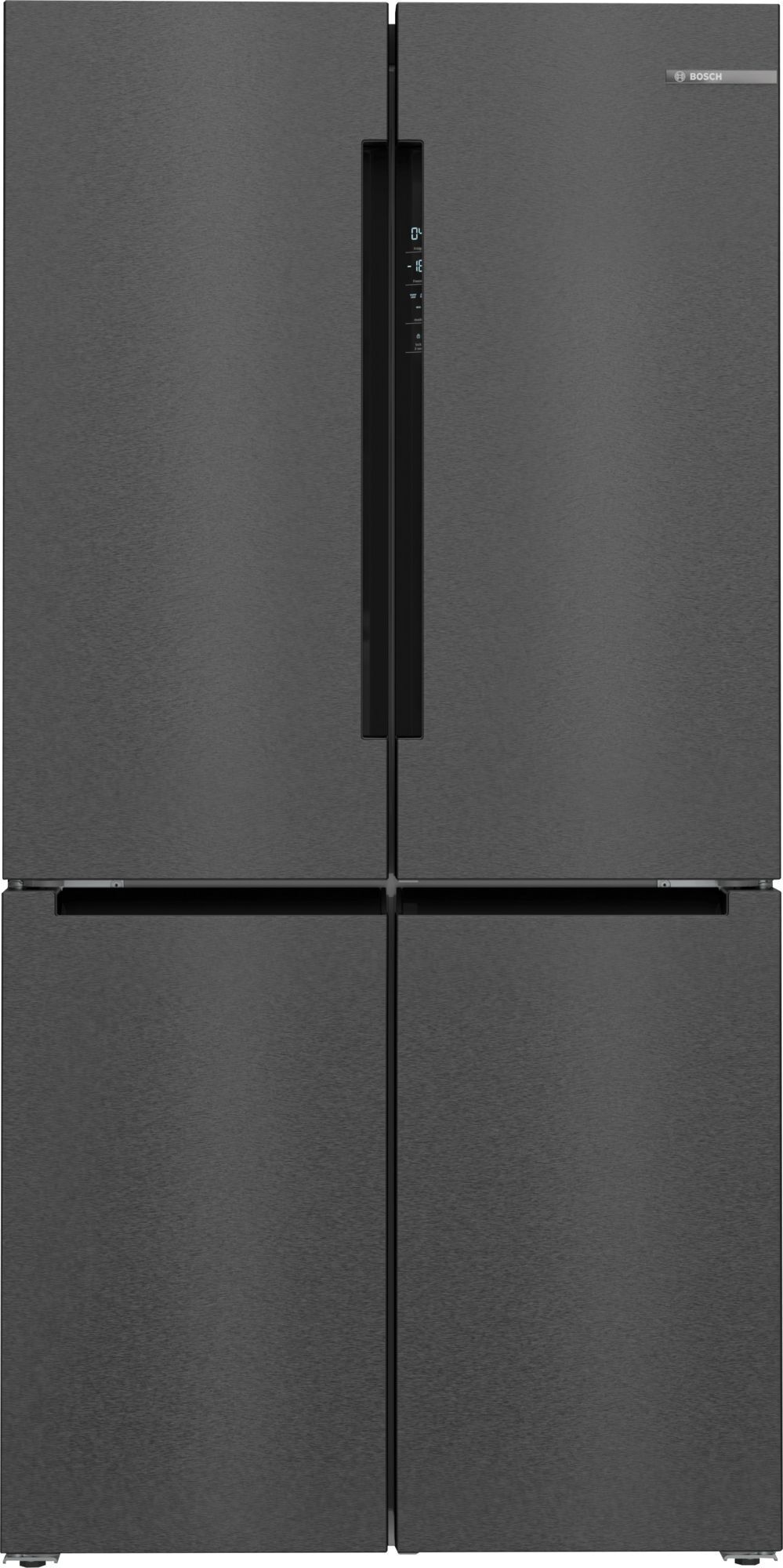 Bosch KFN96AXEA Serie 6 prantsuse uksega kõrvutiasetsev helisalvesti, must Teras