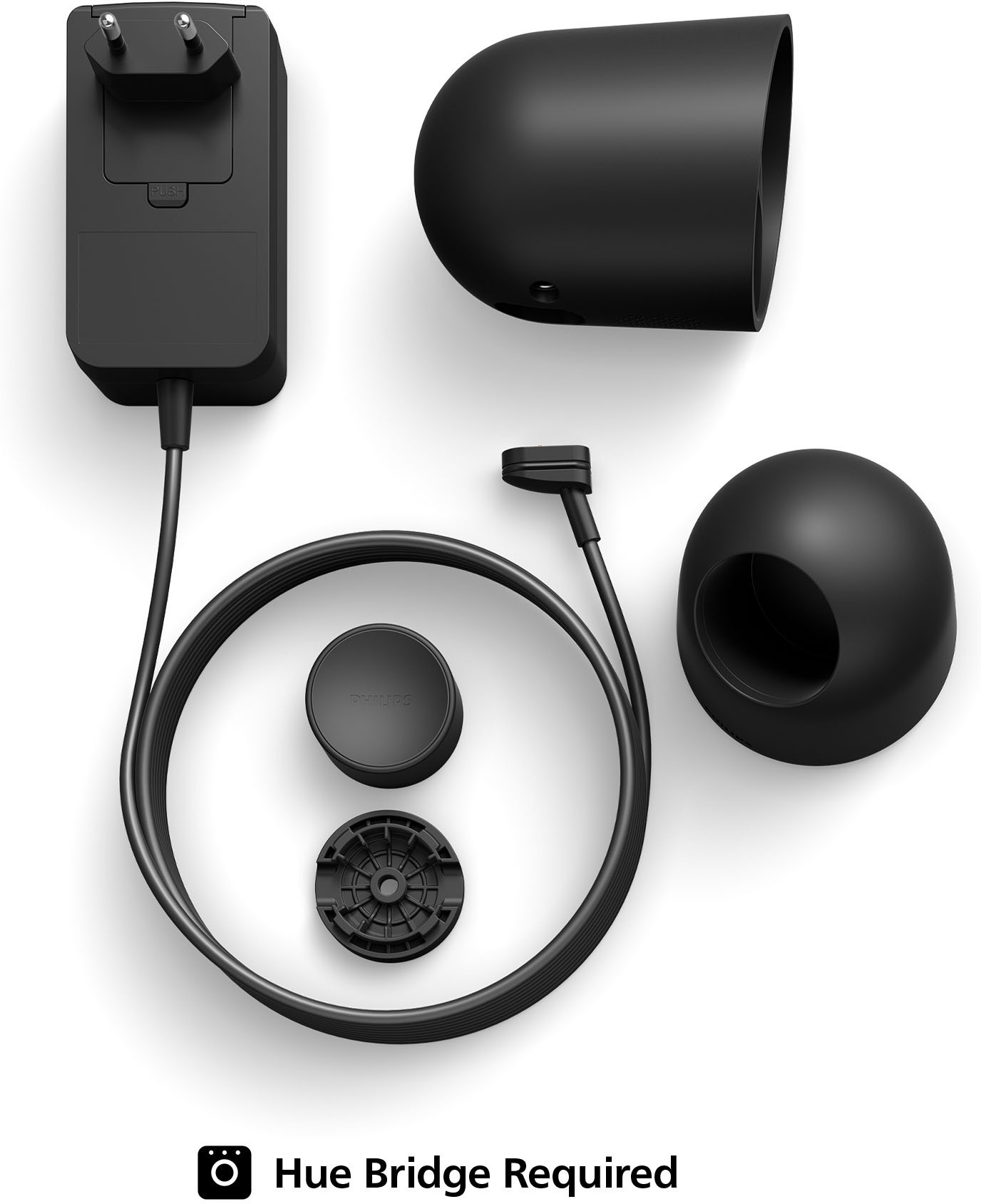 Philips Hue Secure valvekaamera, juhtmega, lauajalg, must, 1 tk - Image 4