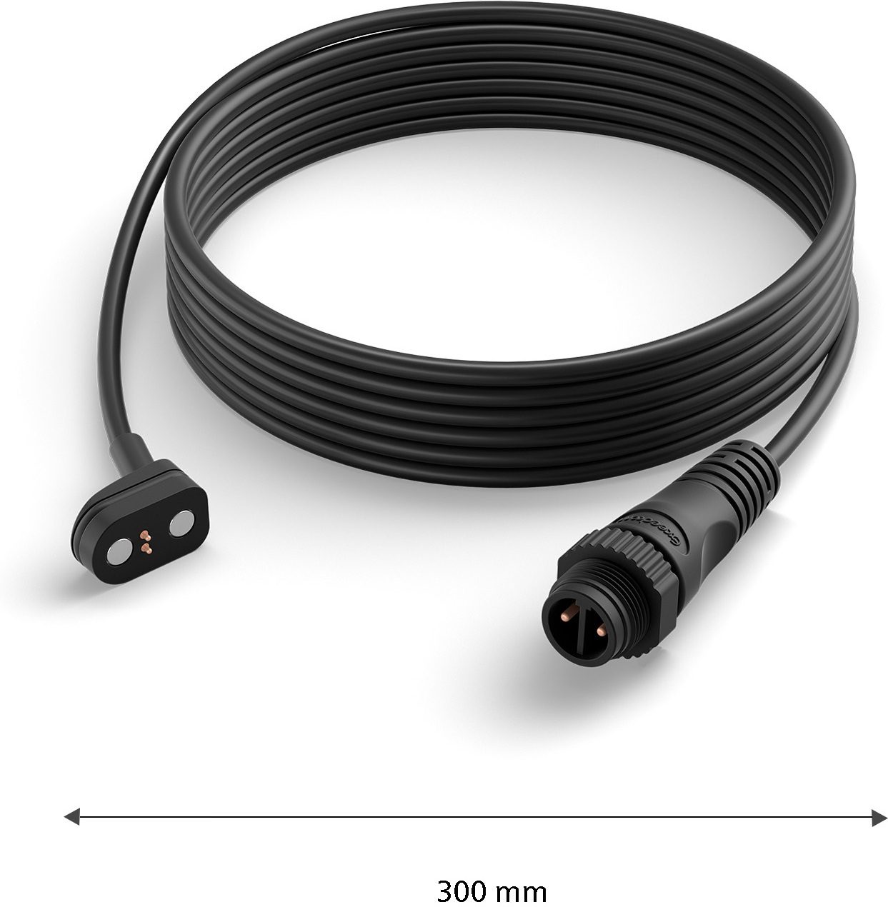 Philips Hue Secure CSA-2DA madalpingekaabel, must, 3 m - Image 2