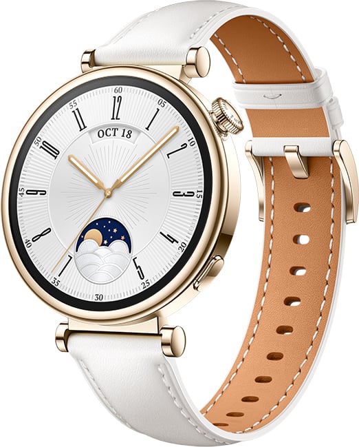 Huawei Watch GT4 Classic nutikell, 41 mm, kuldne/valge