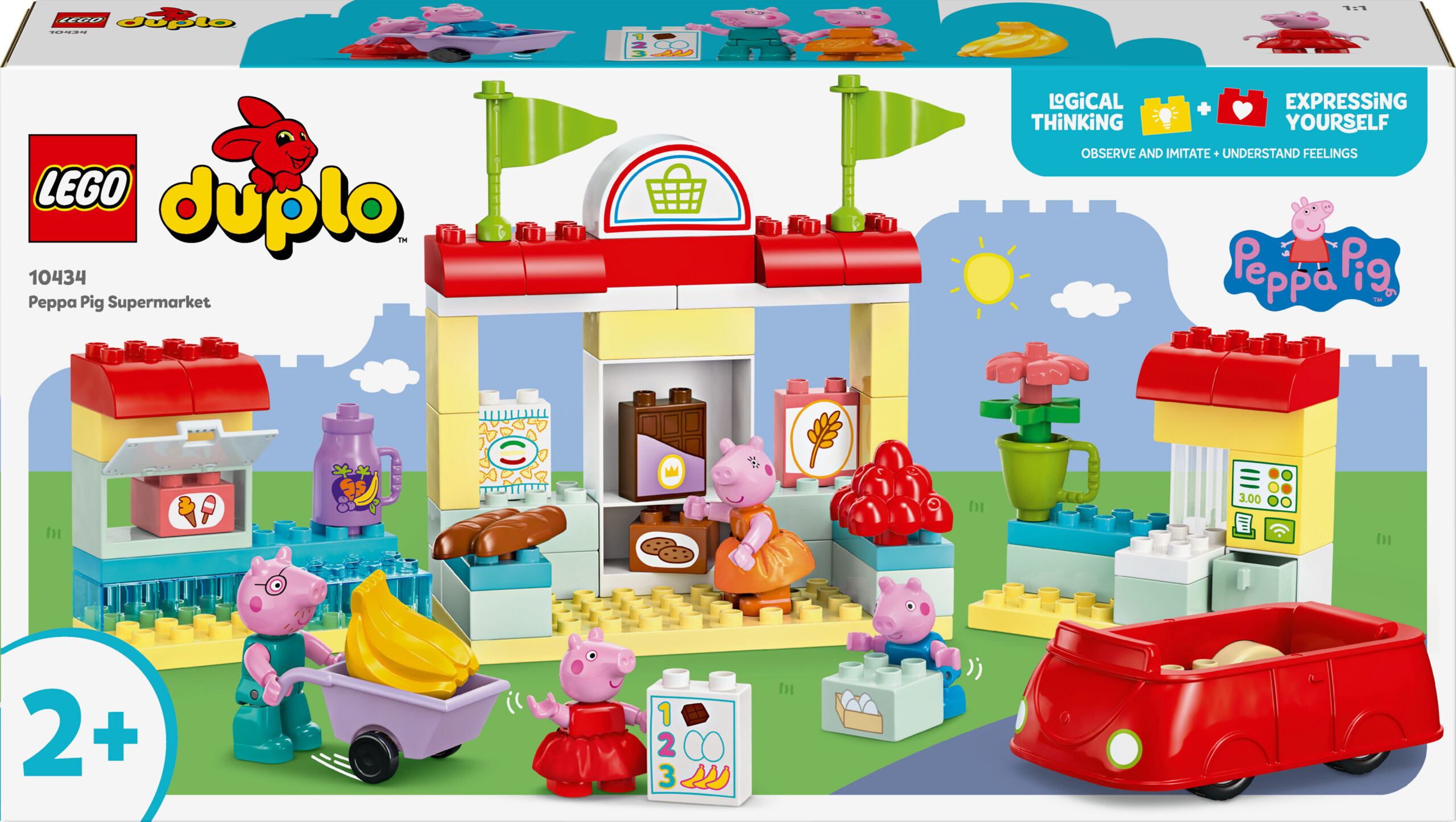 LEGO DUPLO Peppa Pig 10434 - Peppa Pig'i supermarket