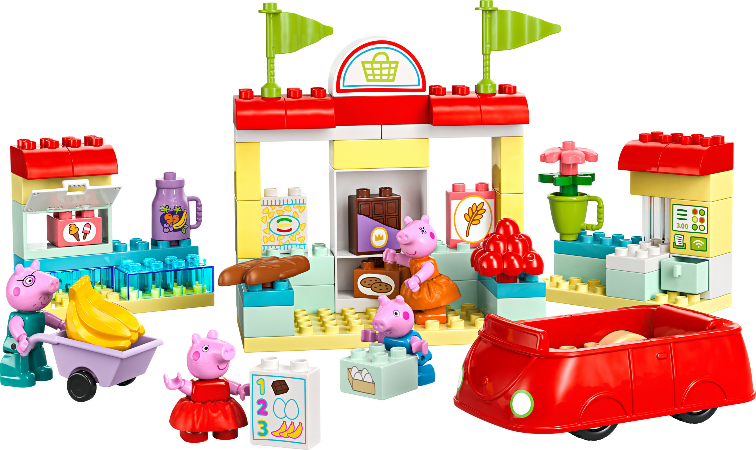 LEGO DUPLO Peppa Pig 10434 - Peppa Pig'i supermarket - Image 2
