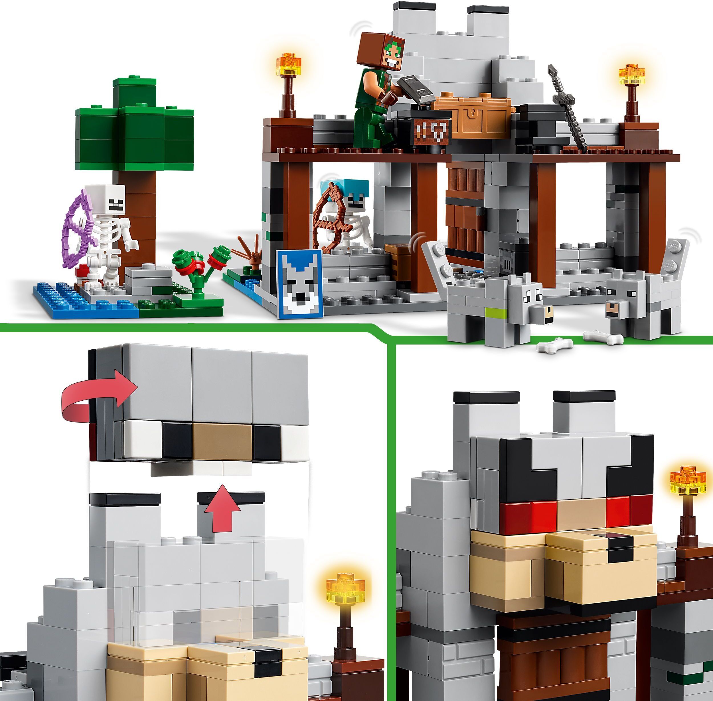 LEGO Minecraft 21261 - Hundikindlus - Image 5