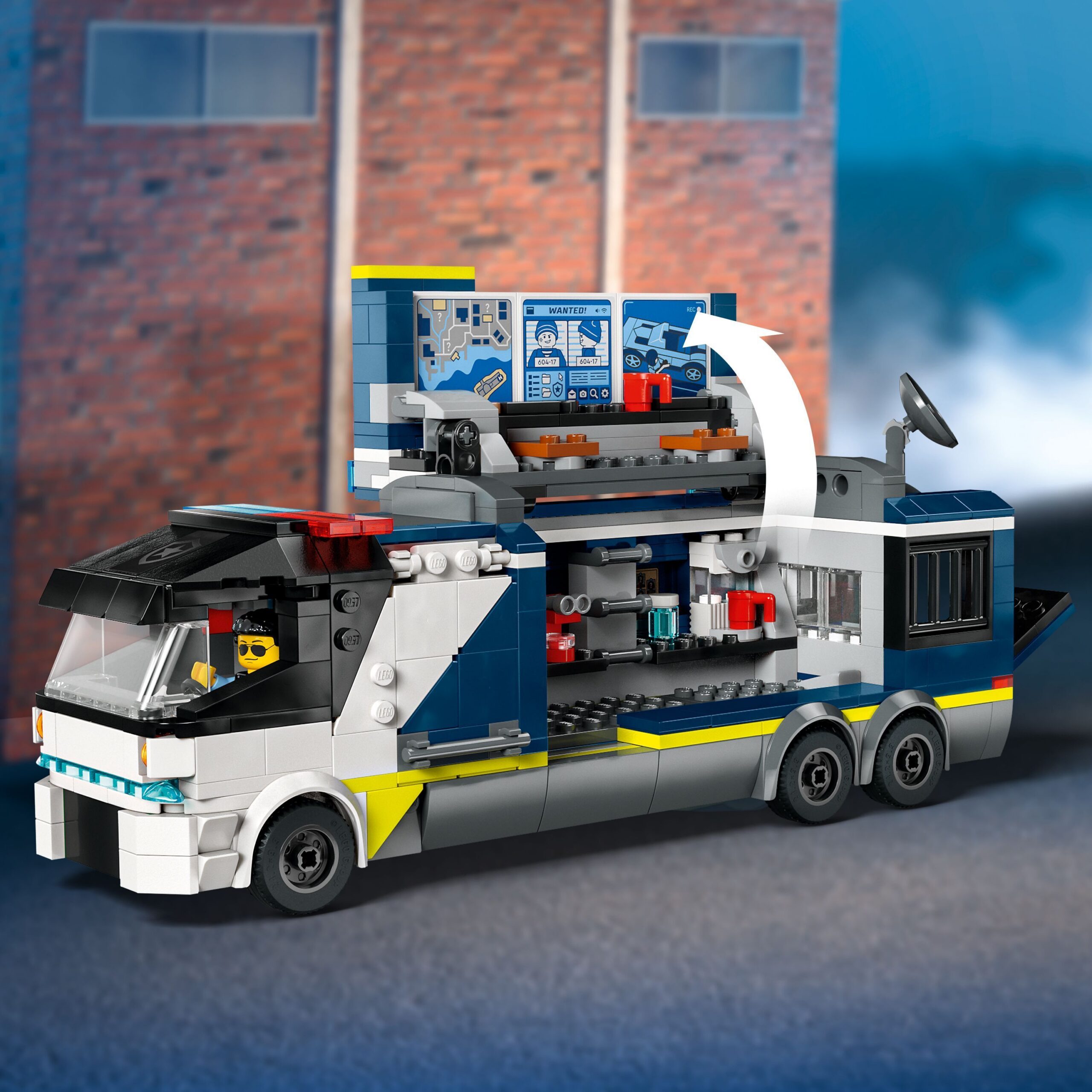 LEGO City Police 60418 - Politsei kuritegevuse labori veoauto - Image 5