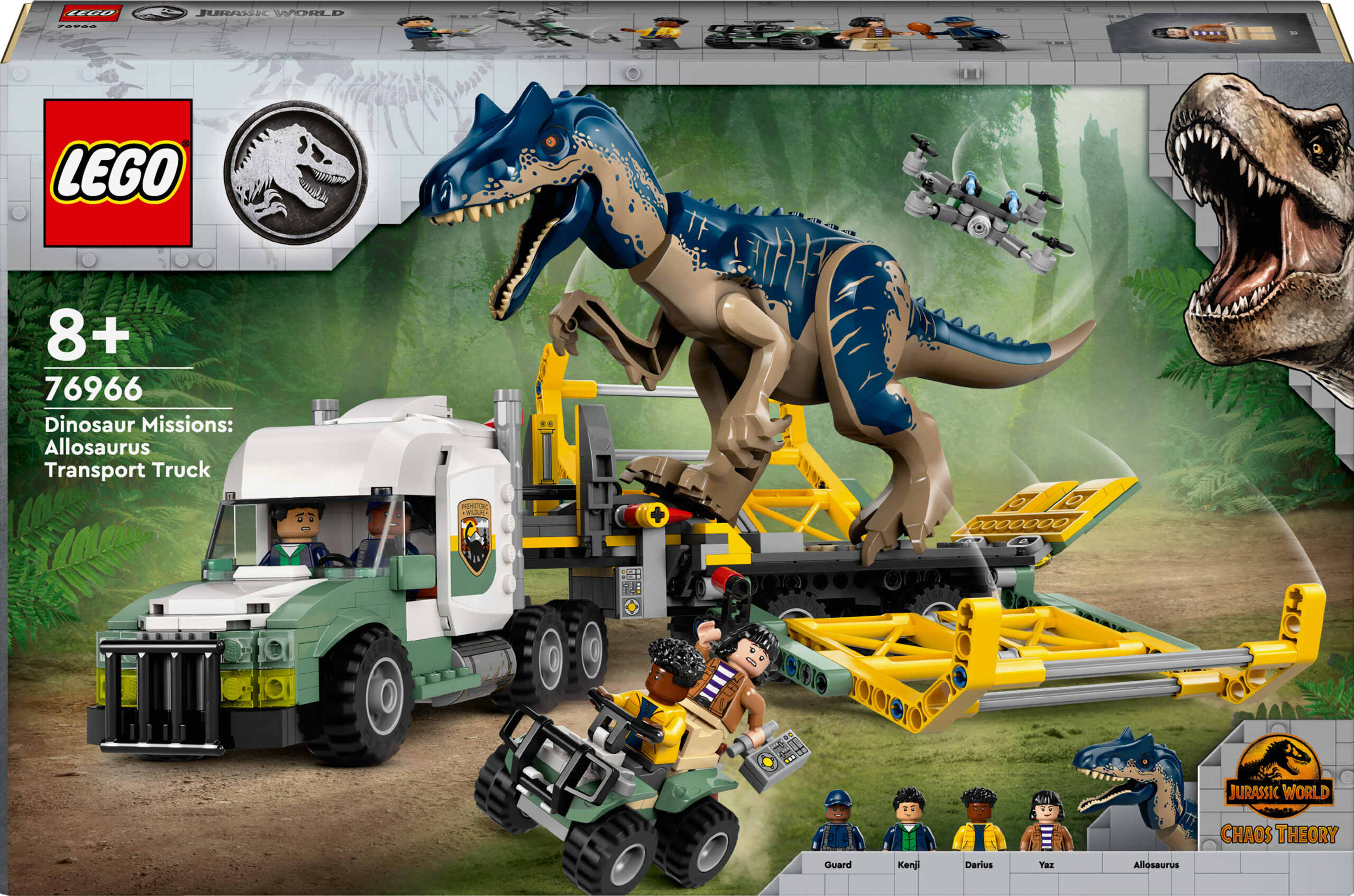 LEGO Jurassic World 76966 - Dinosauruste operatsioonid: Allosauruse veoauto