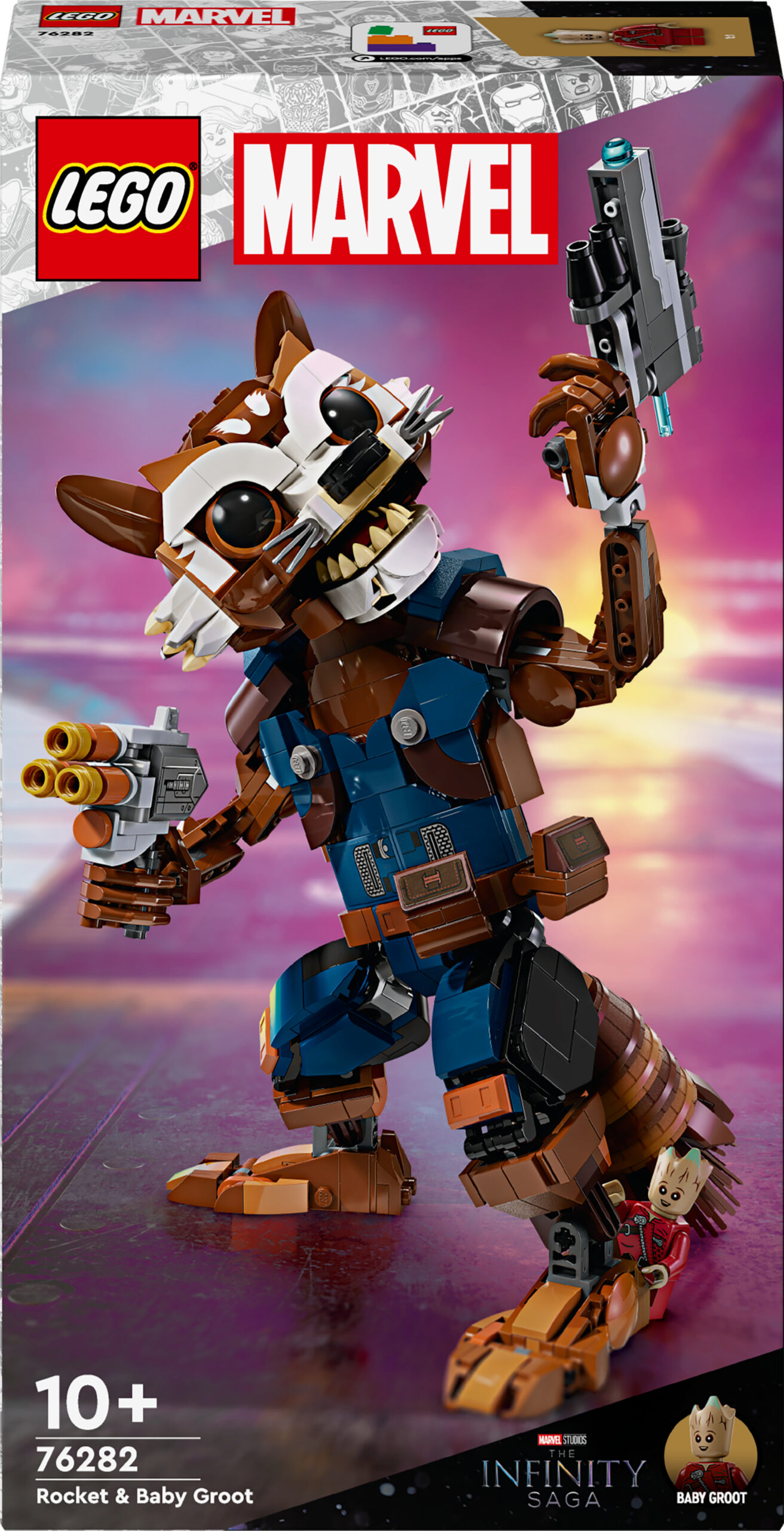 LEGO Super Heroes Marvel 76282 - Raketi ja Baby Groot