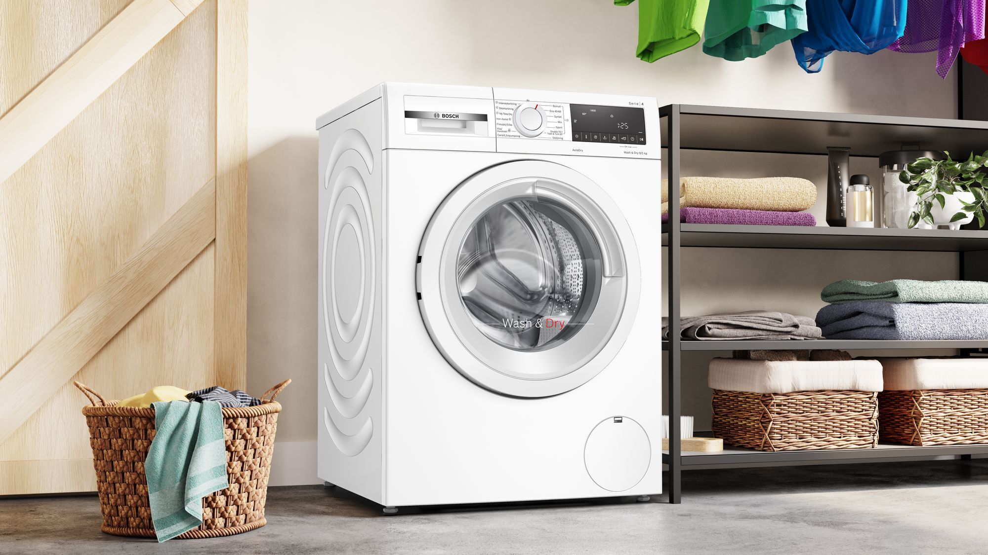 Bosch WNA144VLSN Serie 4 kuivatus-pesumasin - Image 5
