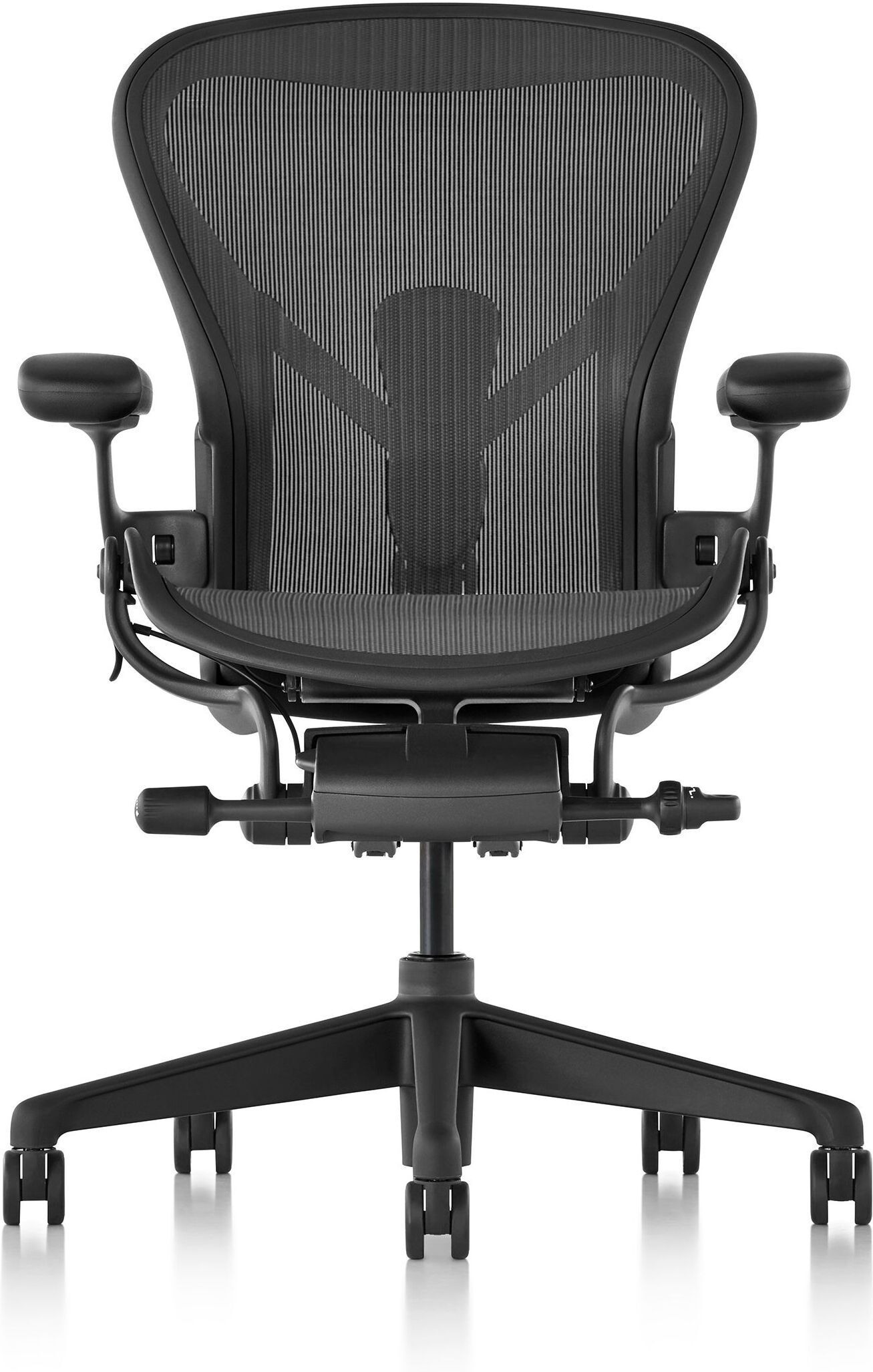Herman Miller Aeron Remastered kontoritool, grafiithall, suurus B, sügavusega reguleeritav seljatugi - Image 4