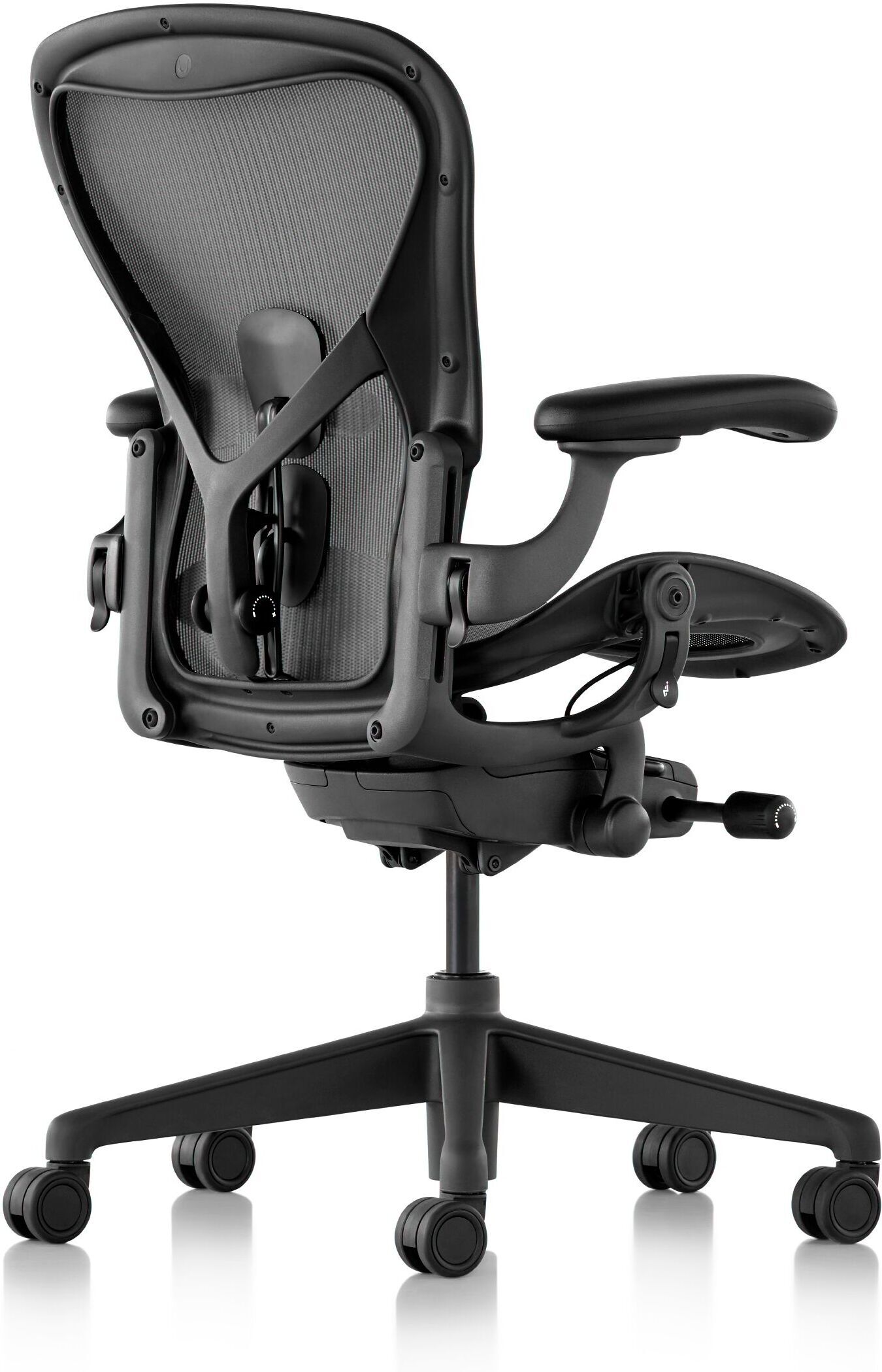 Herman Miller Aeron Remastered kontoritool, grafiithall, suurus B, sügavusega reguleeritav seljatugi - Image 5