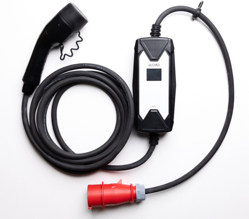 eLOAD Mod T elektriauto laadimiskaabel, 11 kW, 6-16 A, 3-faasiline, CEE-Type2, 5m - Image 2