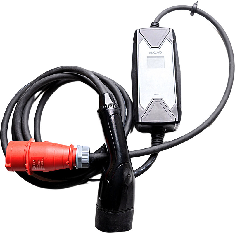 eLOAD Mod T elektriauto laadimiskaabel, 11 kW, 6-16 A, 3-faasiline, CEE-Type2, 5m