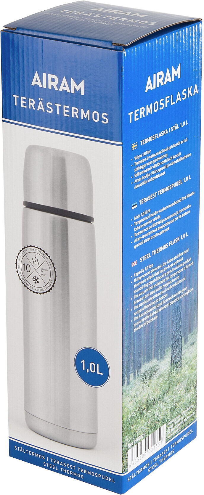 Airam terasest termos 1,0 l - Image 3