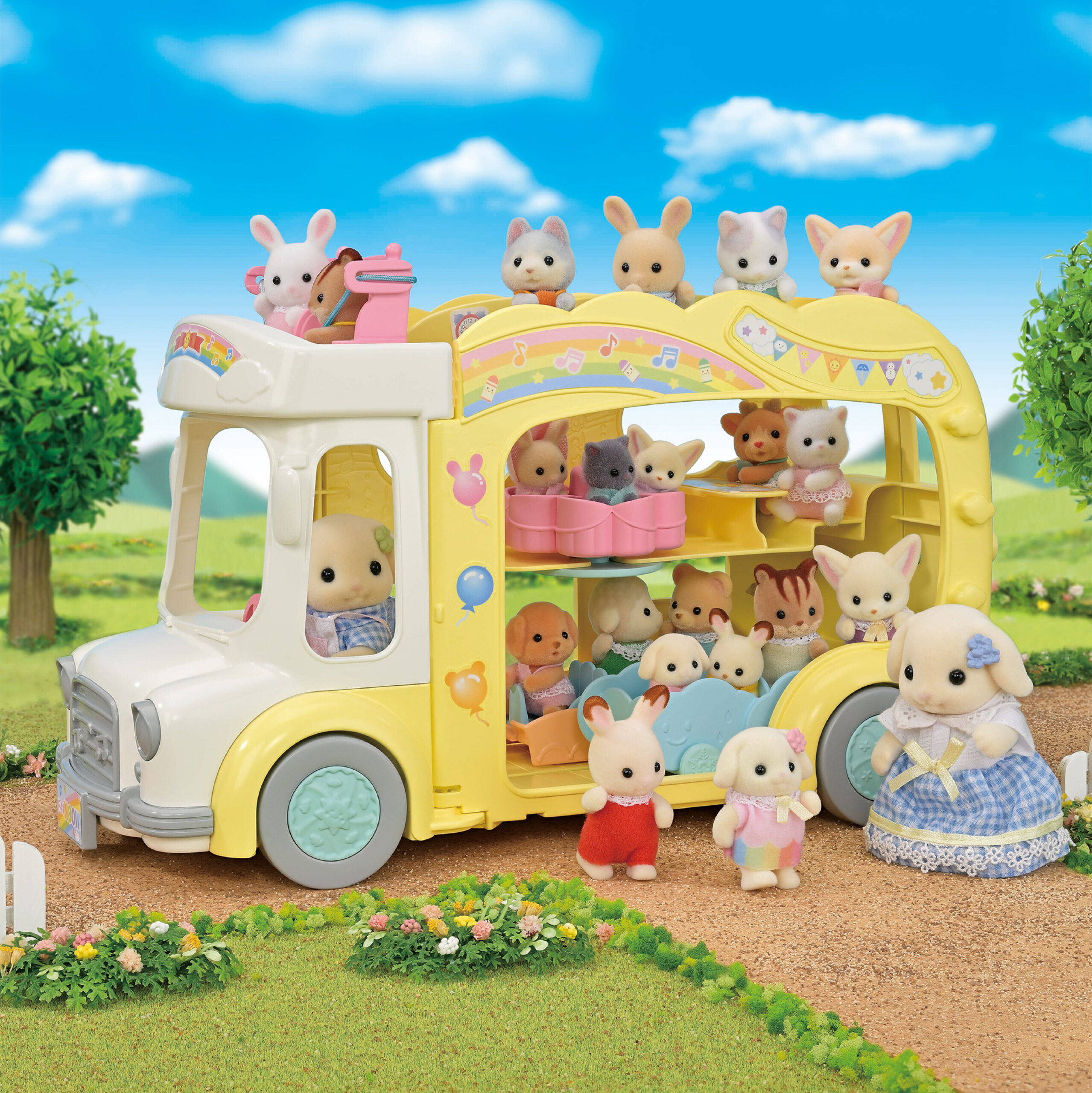 Sylvanian Families - 3-korruseline buss mänguväljakul - Image 5