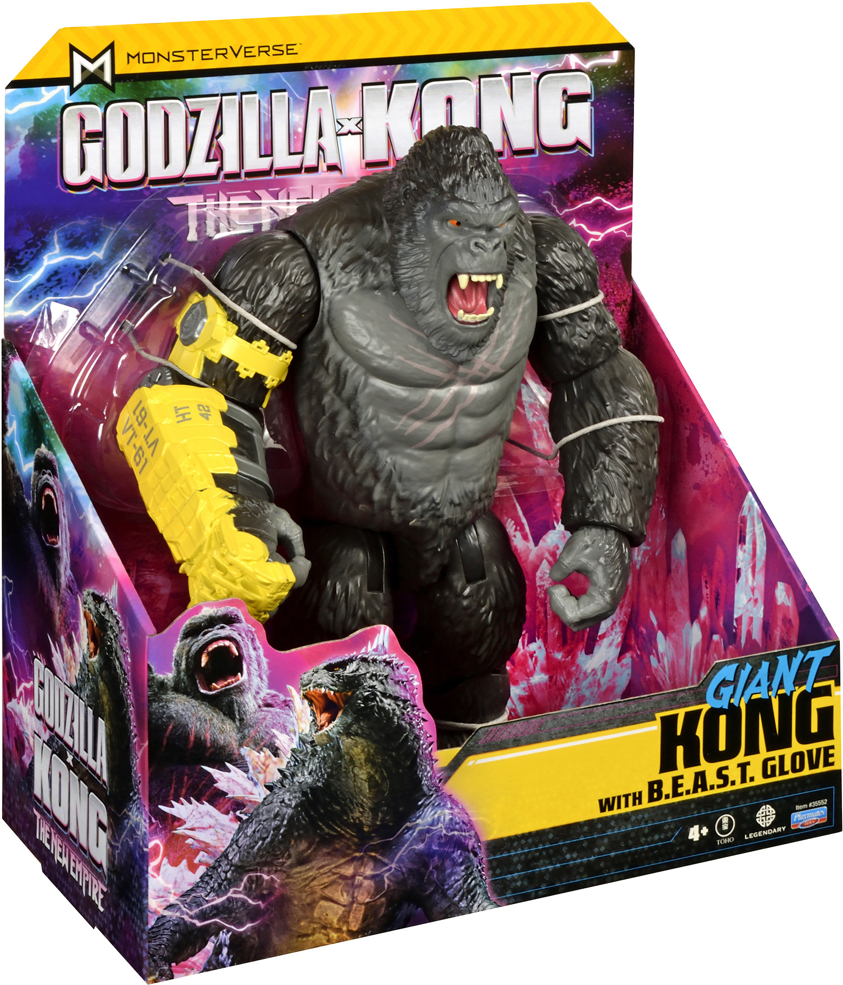 Godzilla x Kong: Uus impeerium, hiiglaslik Kongi figuur, 27,5 cm - Image 4