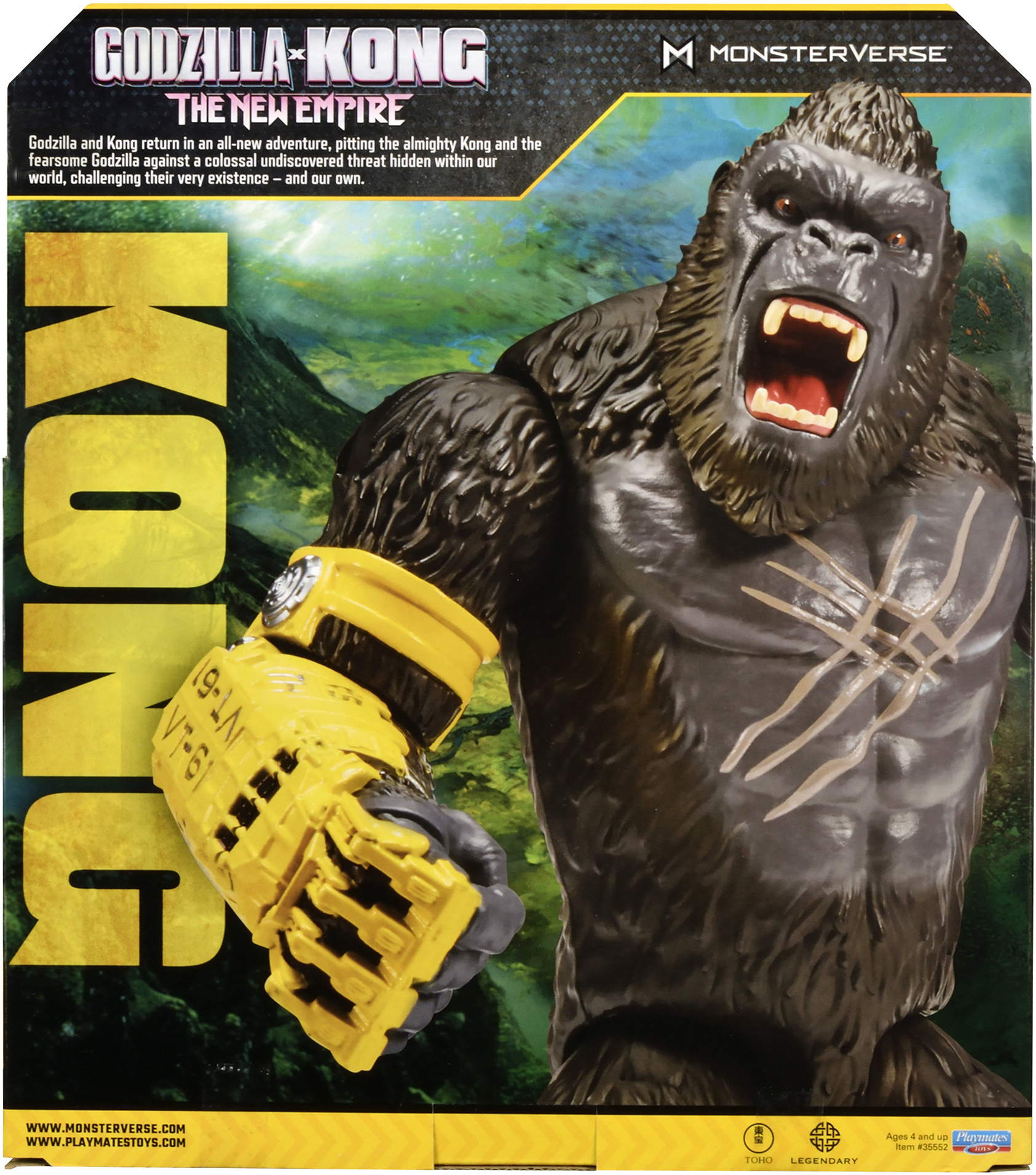 Godzilla x Kong: Uus impeerium, hiiglaslik Kongi figuur, 27,5 cm - Image 5