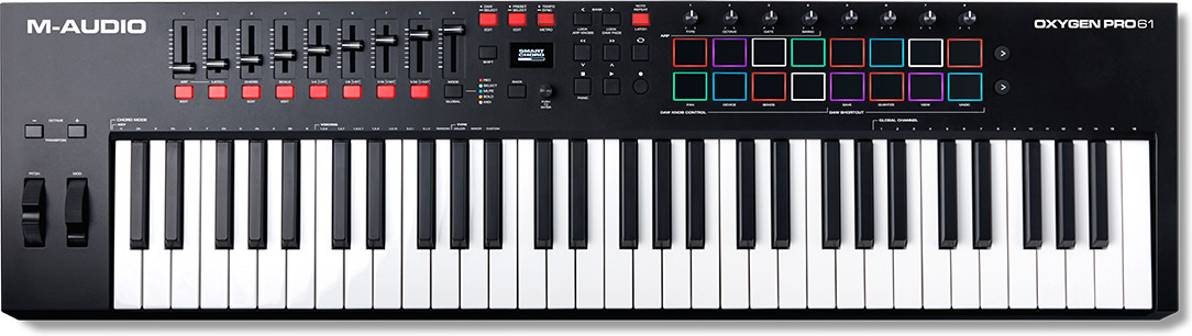 M-Audio Oxygen Pro 61 MIDI-klaviatuur, 61 klahvi - Image 4