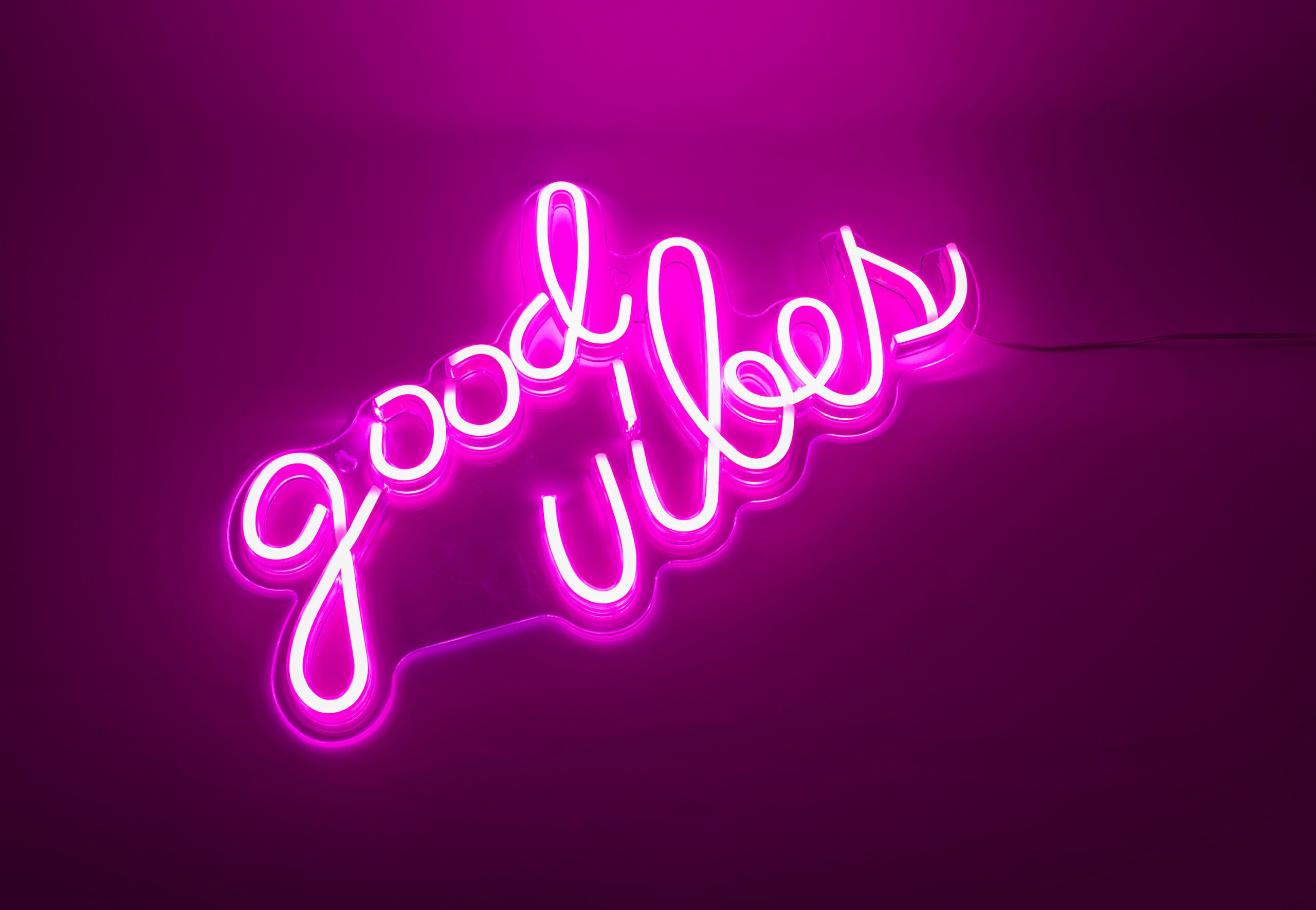 Fuj:tech Neon Good Vibes LED-seinalamp