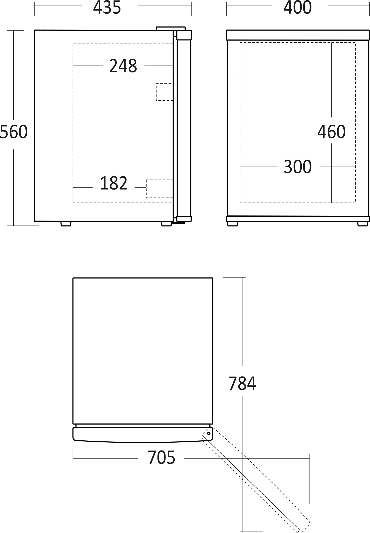 Scandomestic MB 34 BE minibaar - Image 5