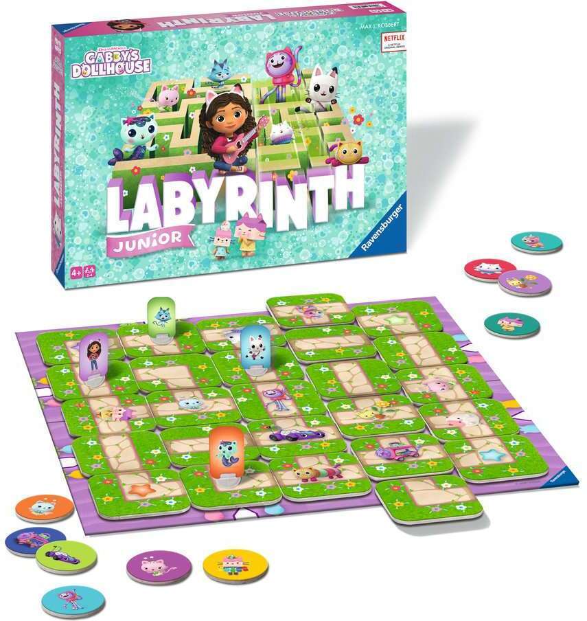 Ravensburger muutuv labürint Gabby's Dollhouse Junior lauamäng - Image 2