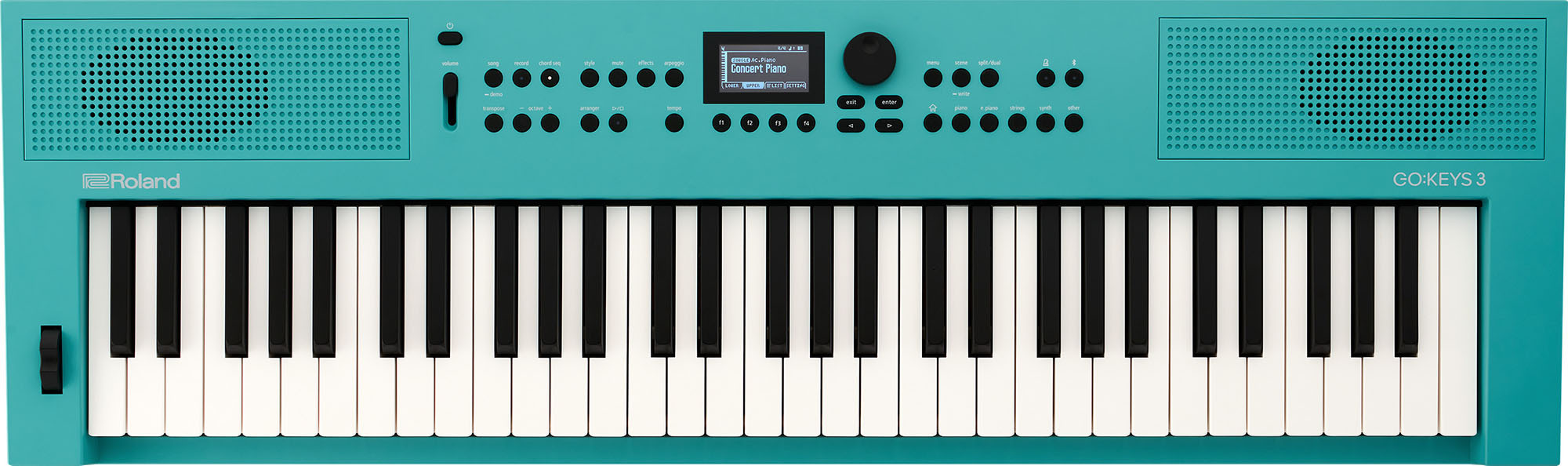 Roland GO:KEYS 3 klaviatuur, türkiissinine