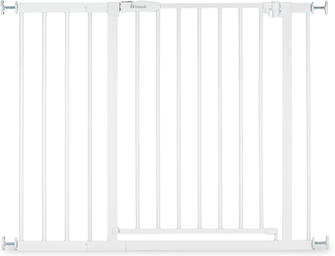 Hauck Open N Stop 2 turvavärav, 75 - 80 cm, valge + 21 cm pikendusdetail