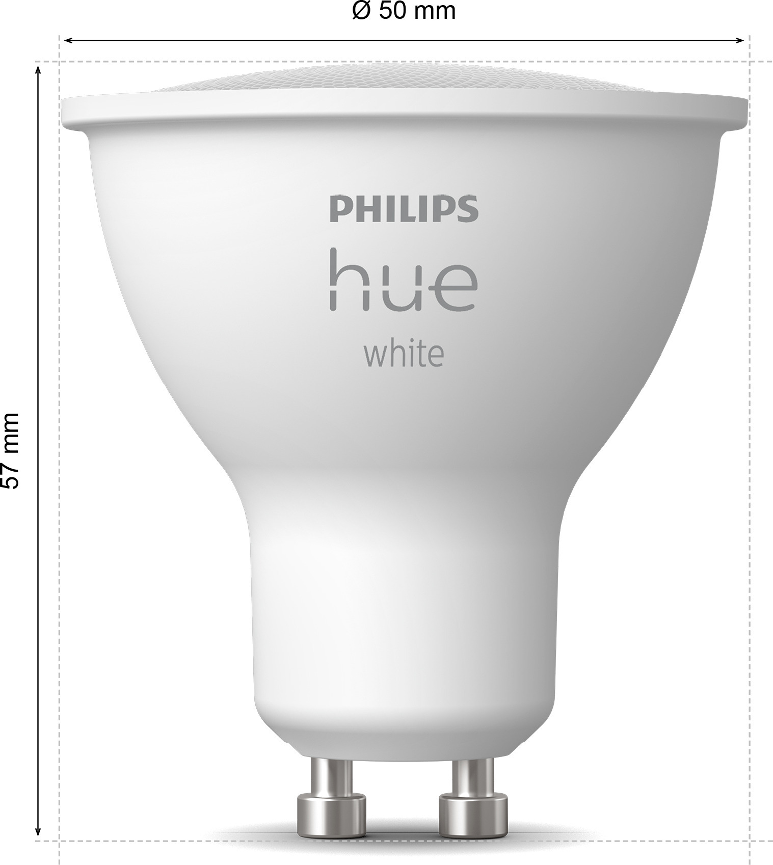 Philips Hue LED nutipirn, BT, valge, GU10, 4.2 W, 2 tk pakis - Image 4