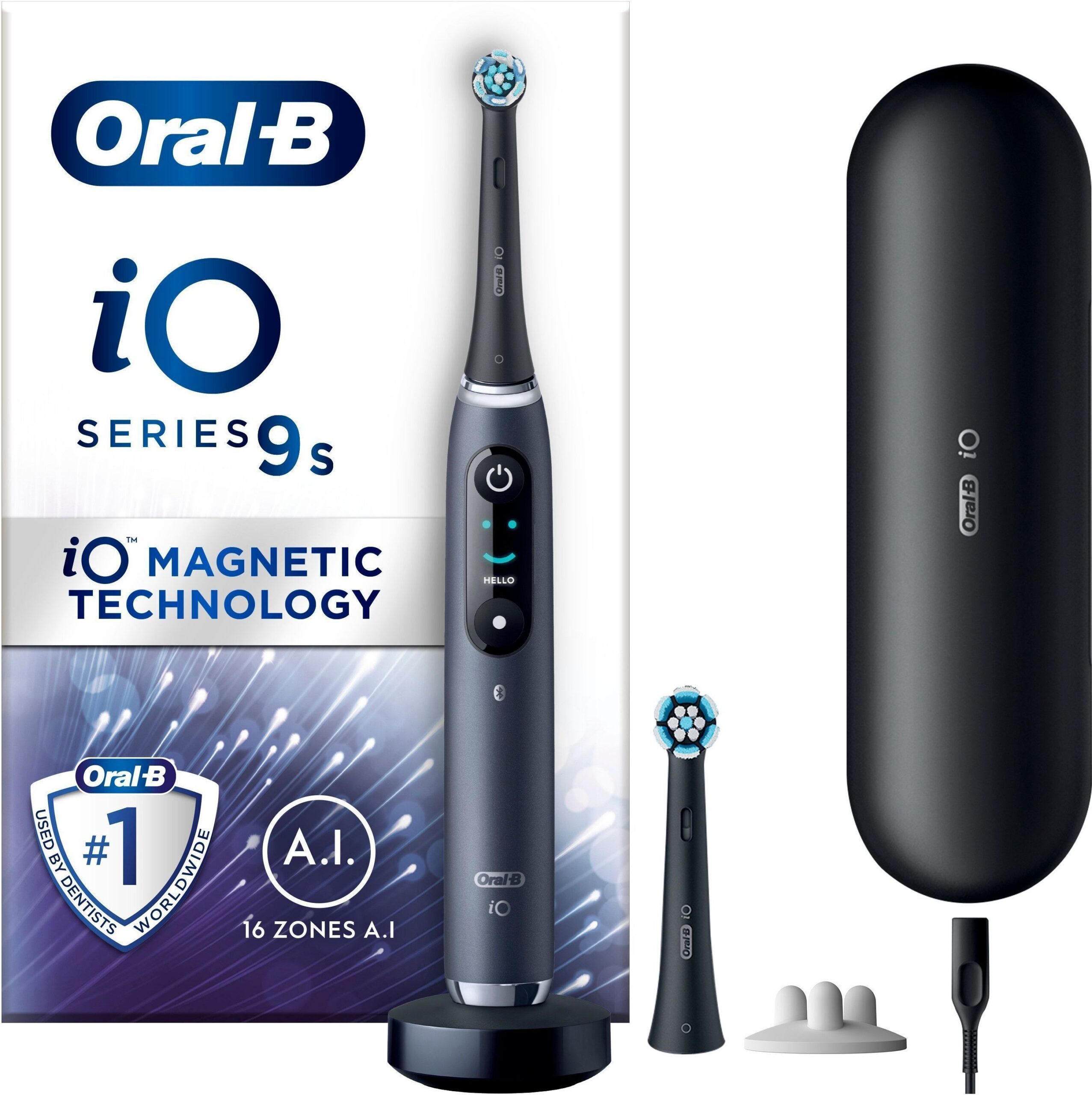 Oral-B iO seeria 9s elektriline hambahari, must - Image 2