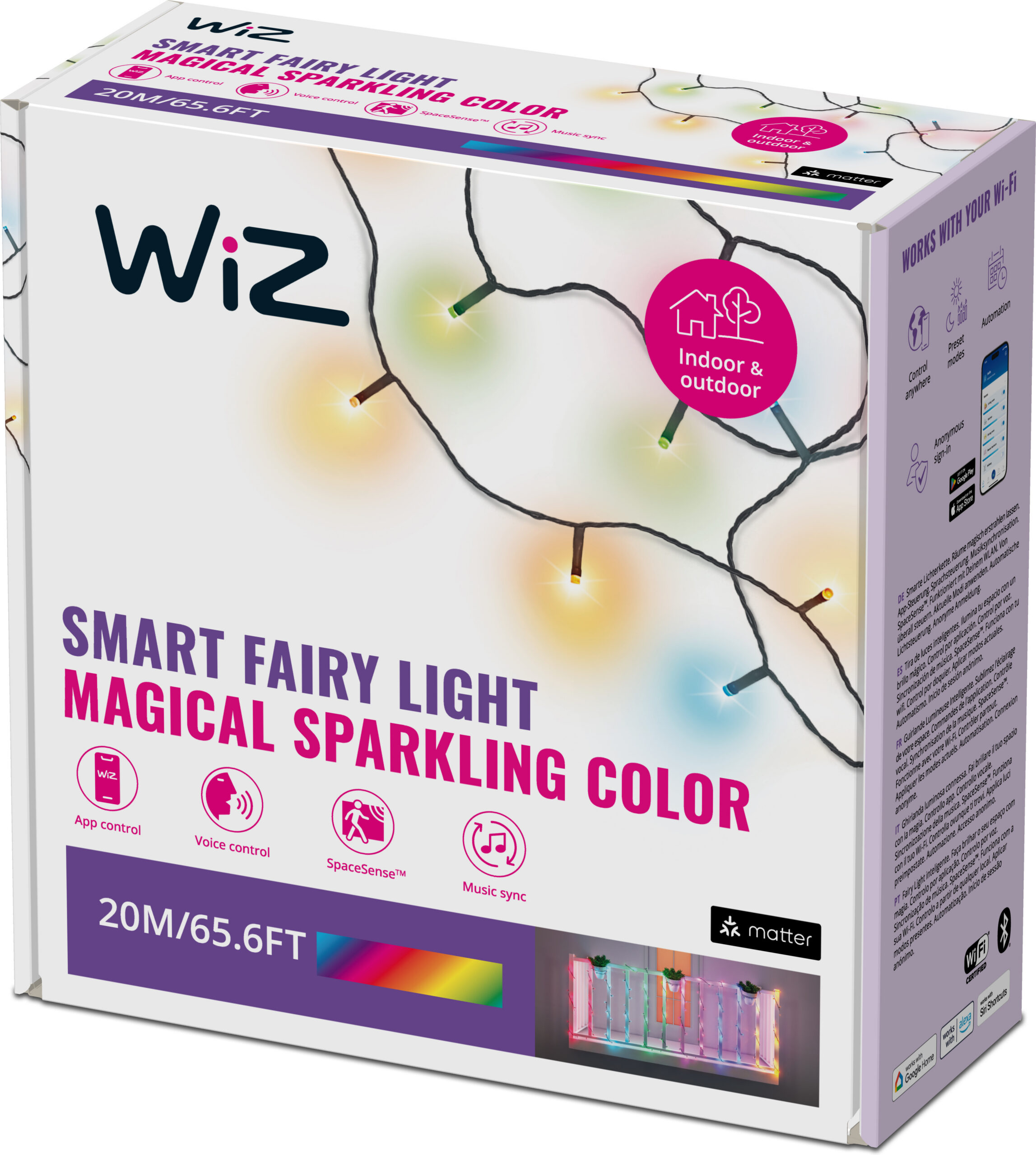 WiZ Fairy Light - dekoratiivne valgustikomplekt, 160 LED-i - Image 2
