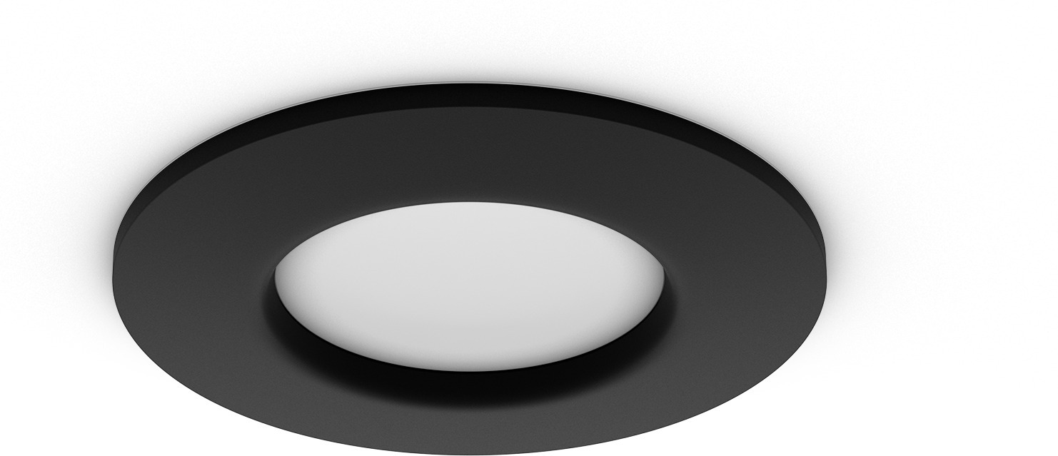 Philips Hue Slim süvistatav valgusti S - süvistatav kohtvalgusti, 90 mm, must - Image 3