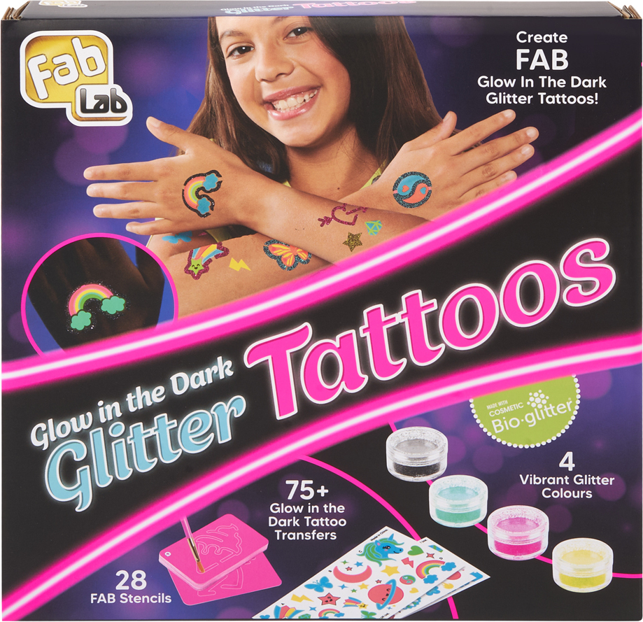FabLab Glow Tattoos - pimedas helendavad sädelevad tätoveeringud