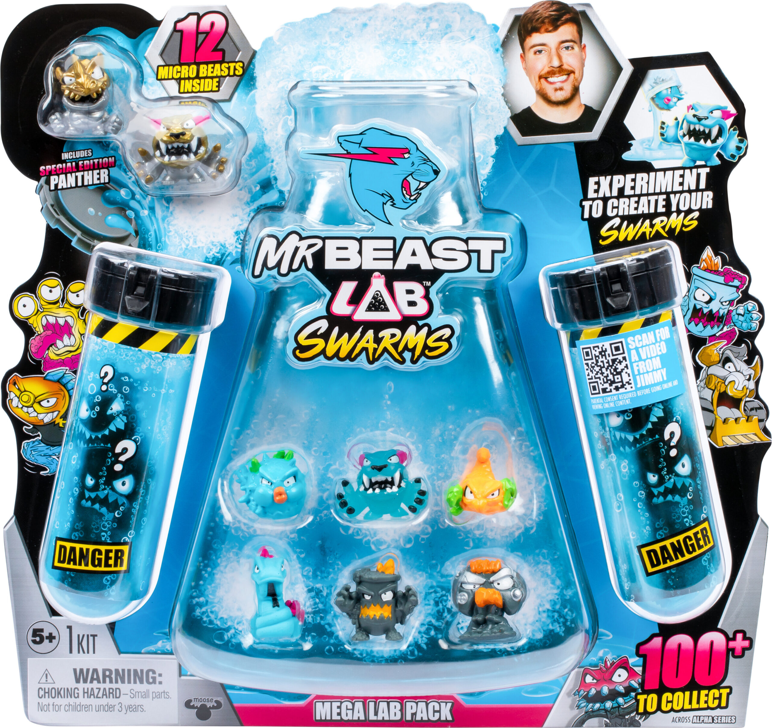 MrBeast Lab Swarms Mega Lab - 12 tegelast, assortiment