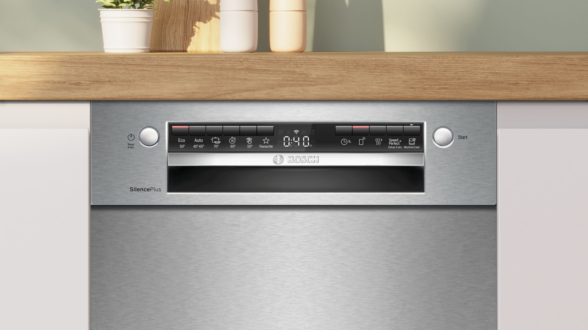 Bosch SPU4HMS10E Serie 4 nõudepesumasin, teras - Image 2