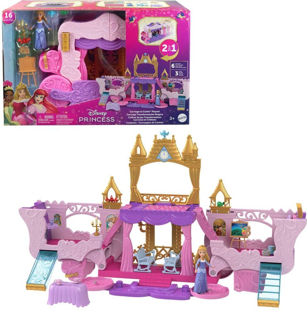 Disney printsess 2-in-1 - Wagon to Castle mängukomplekt - Image 2