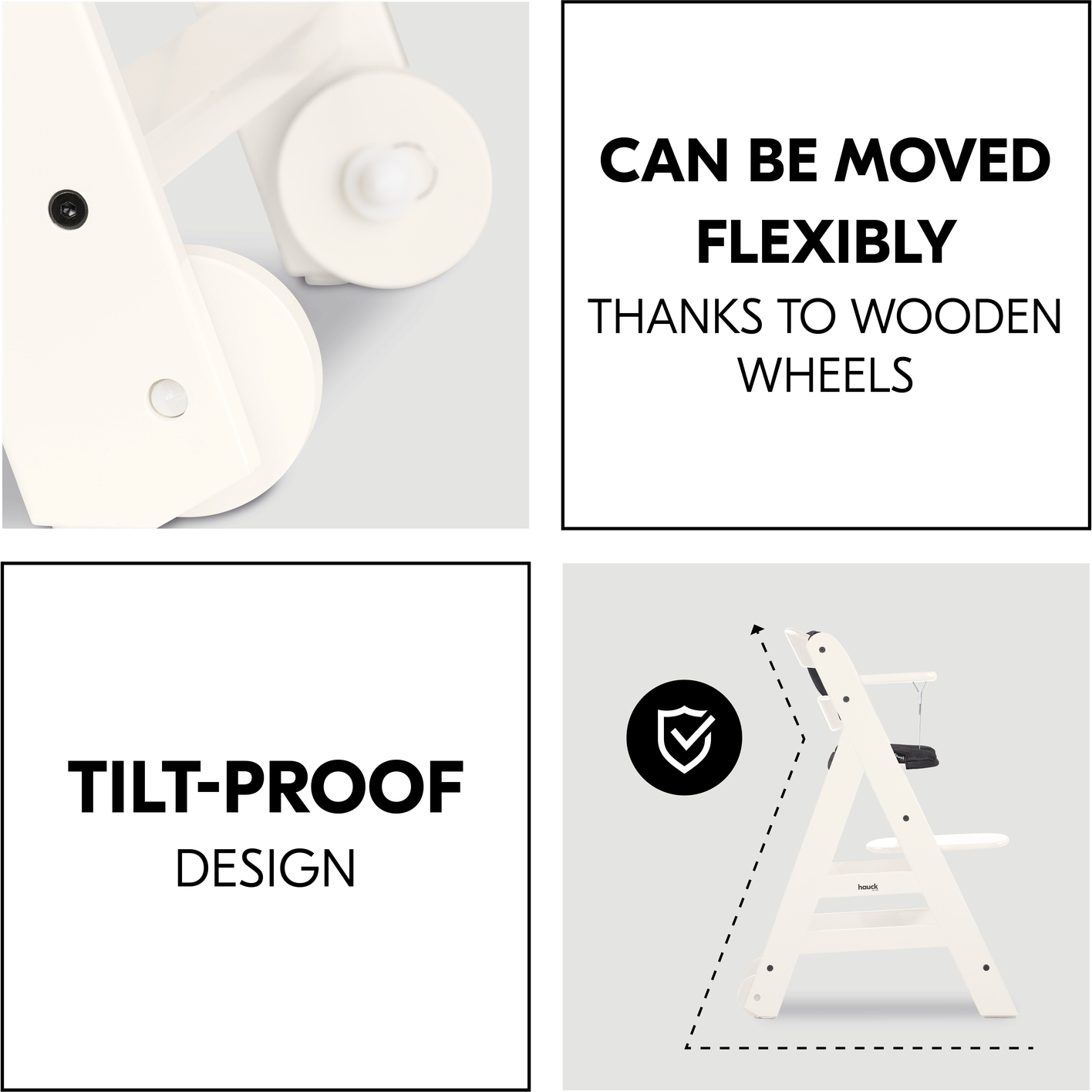 Hauck Beta+ söögitool, valge - Image 5