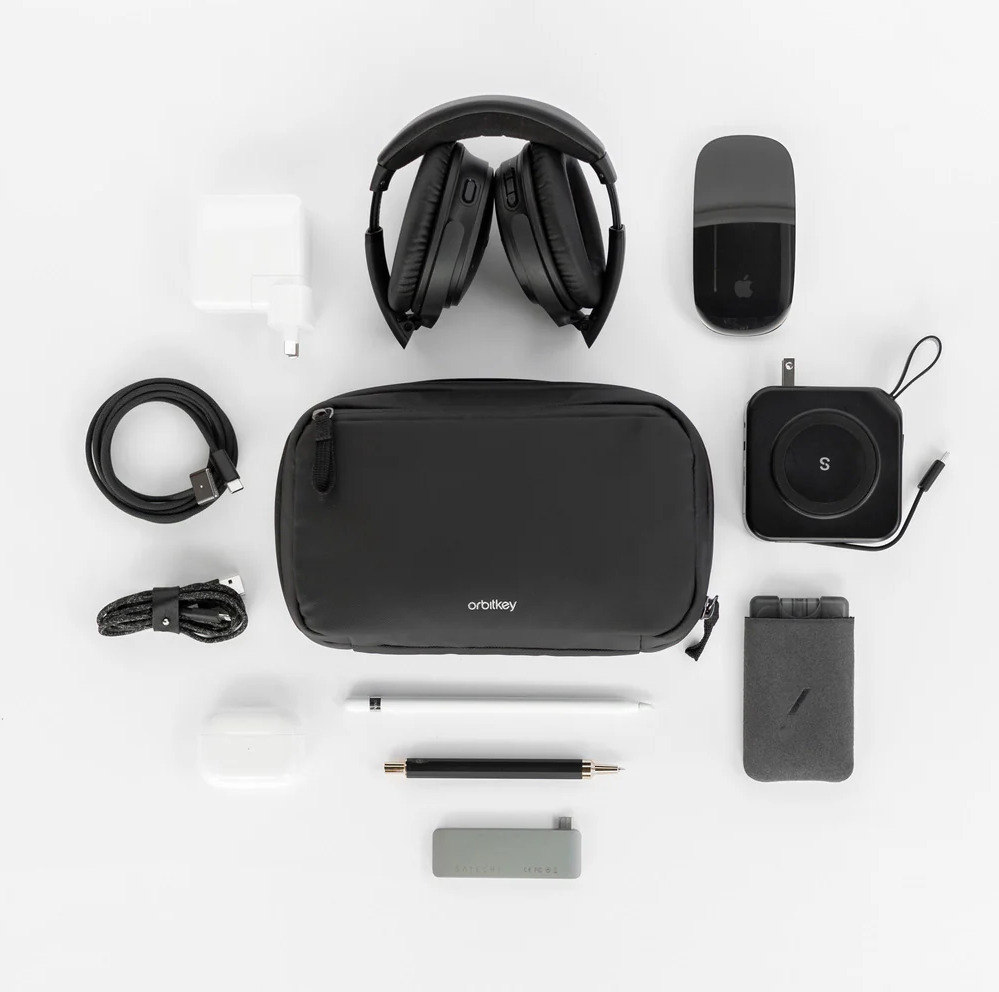 Orbitkey 2-in-1 tehnikakott, must - Image 5