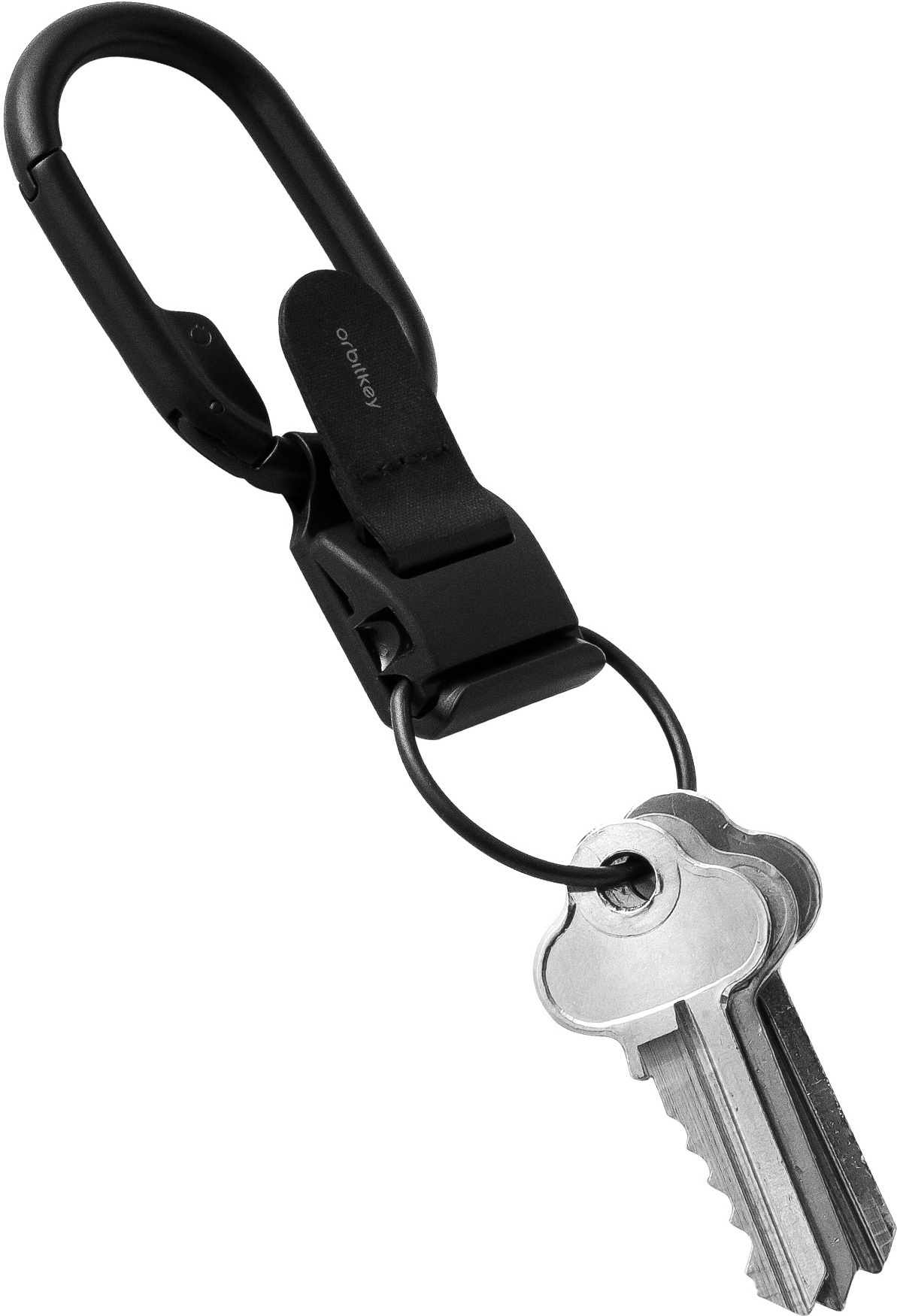 Orbitkey Clip v2 võtmeklamber, must