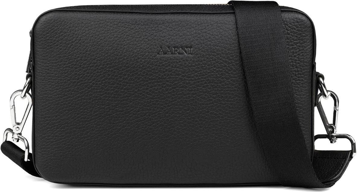 Aarni suur õlakott, must/hõbedane