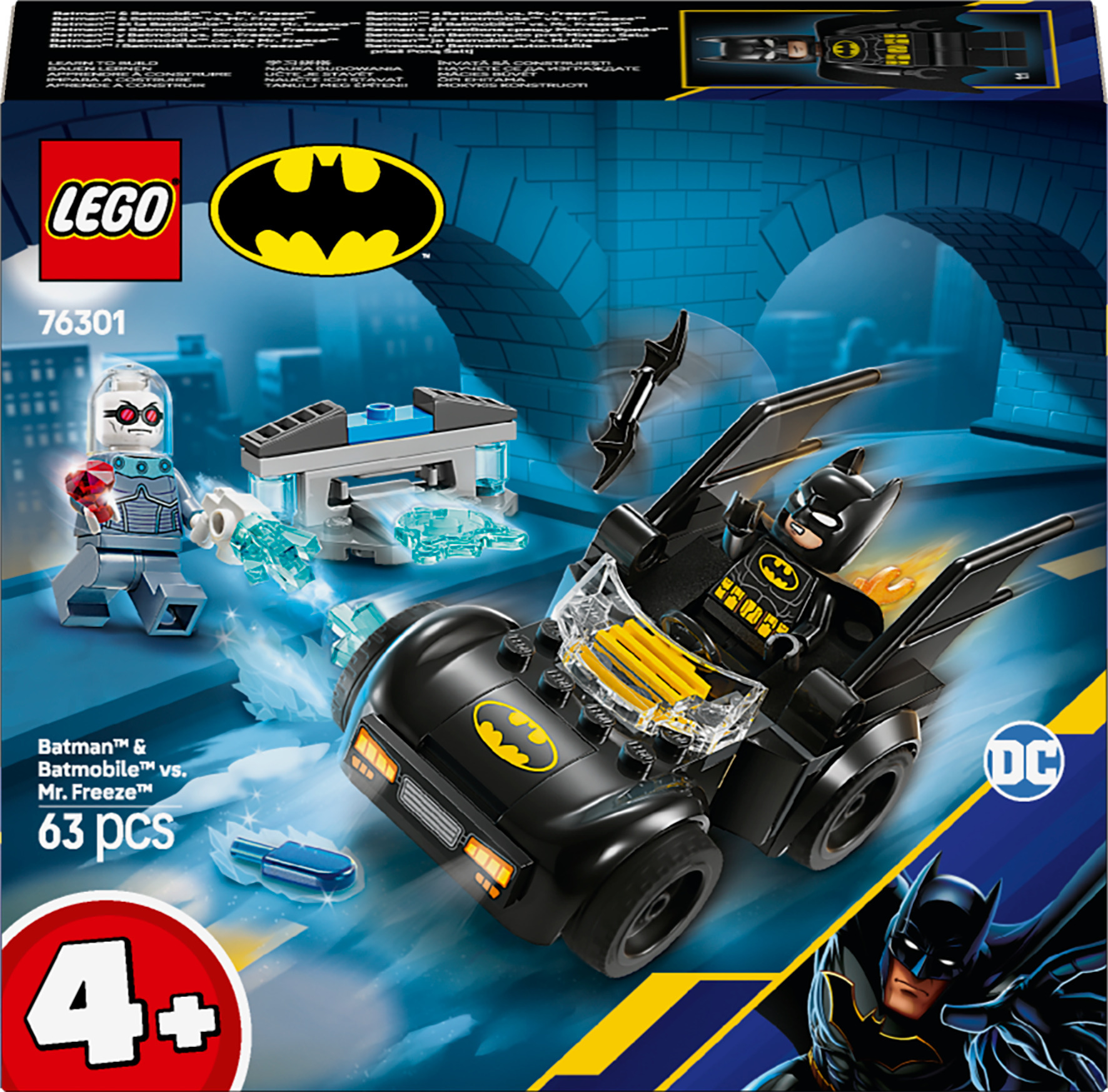 LEGO Super Heroes DC 76301 - Batman ja Batmobile vs. Mr. Frost