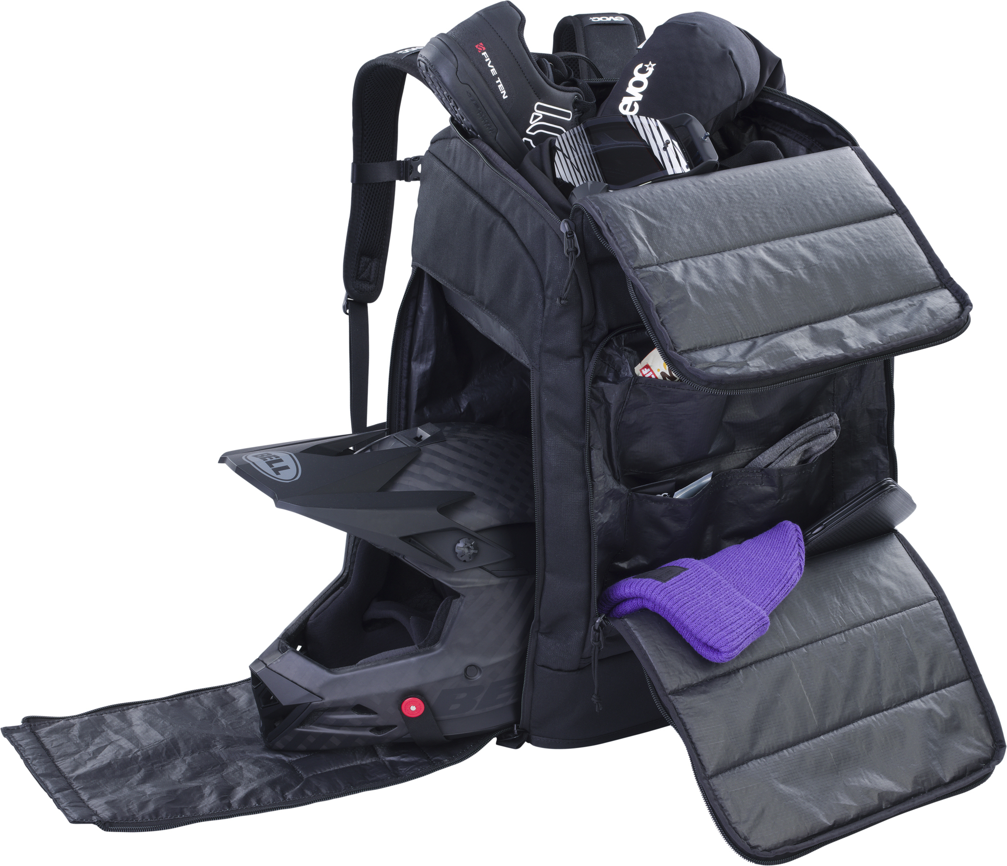 Evoc GEAR BACKPACK 60 varustusseljakott, must - Image 5