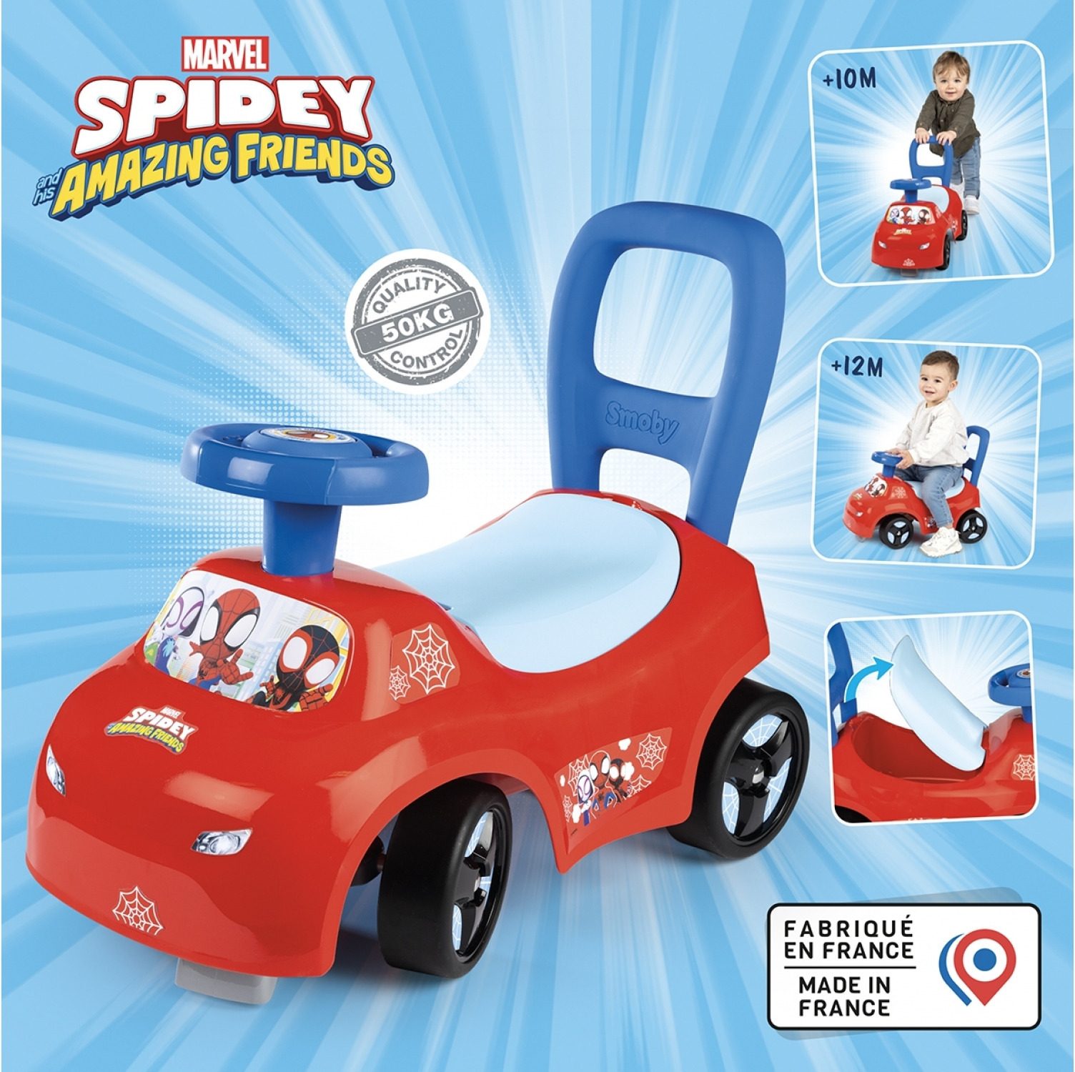 Smoby Spidey Ride-On tõukeratas - Image 2
