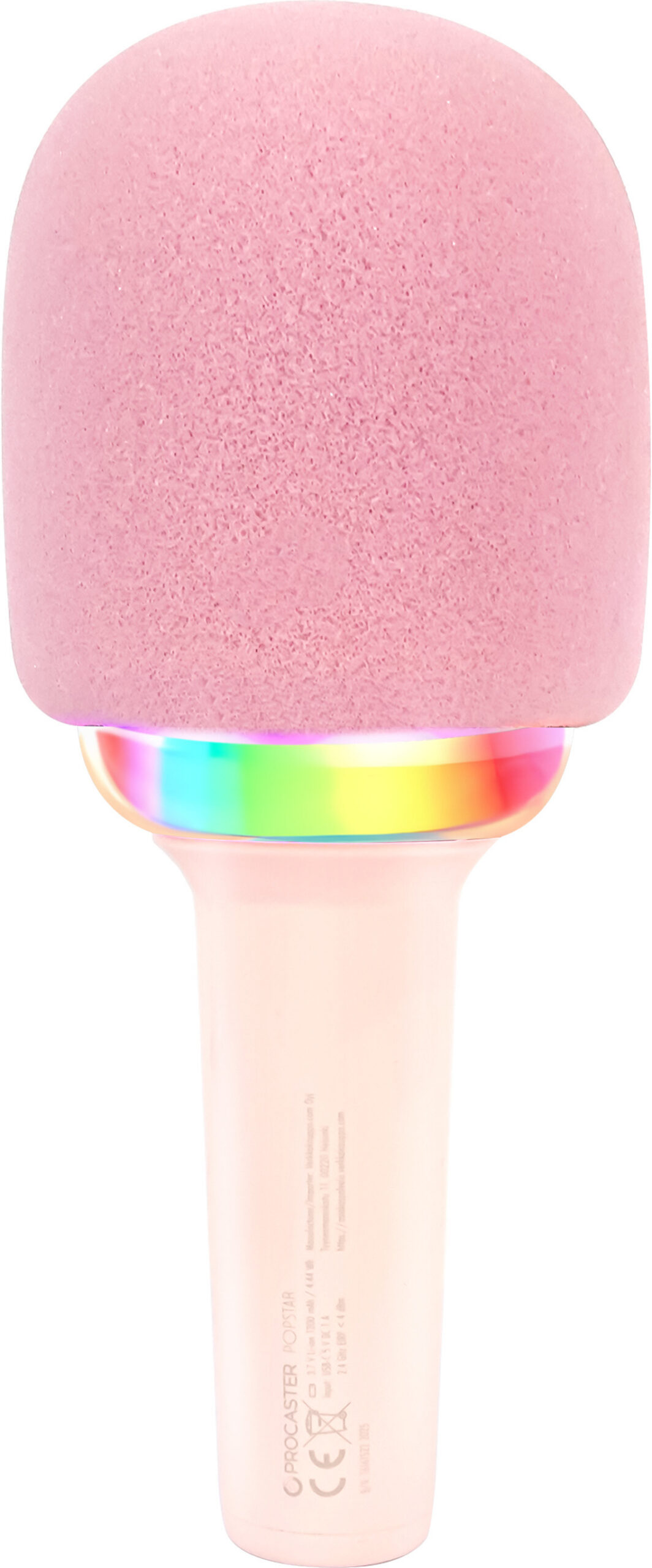 ProCaster Popstar karaoke mikrofon kõlariga, roosa - Image 2