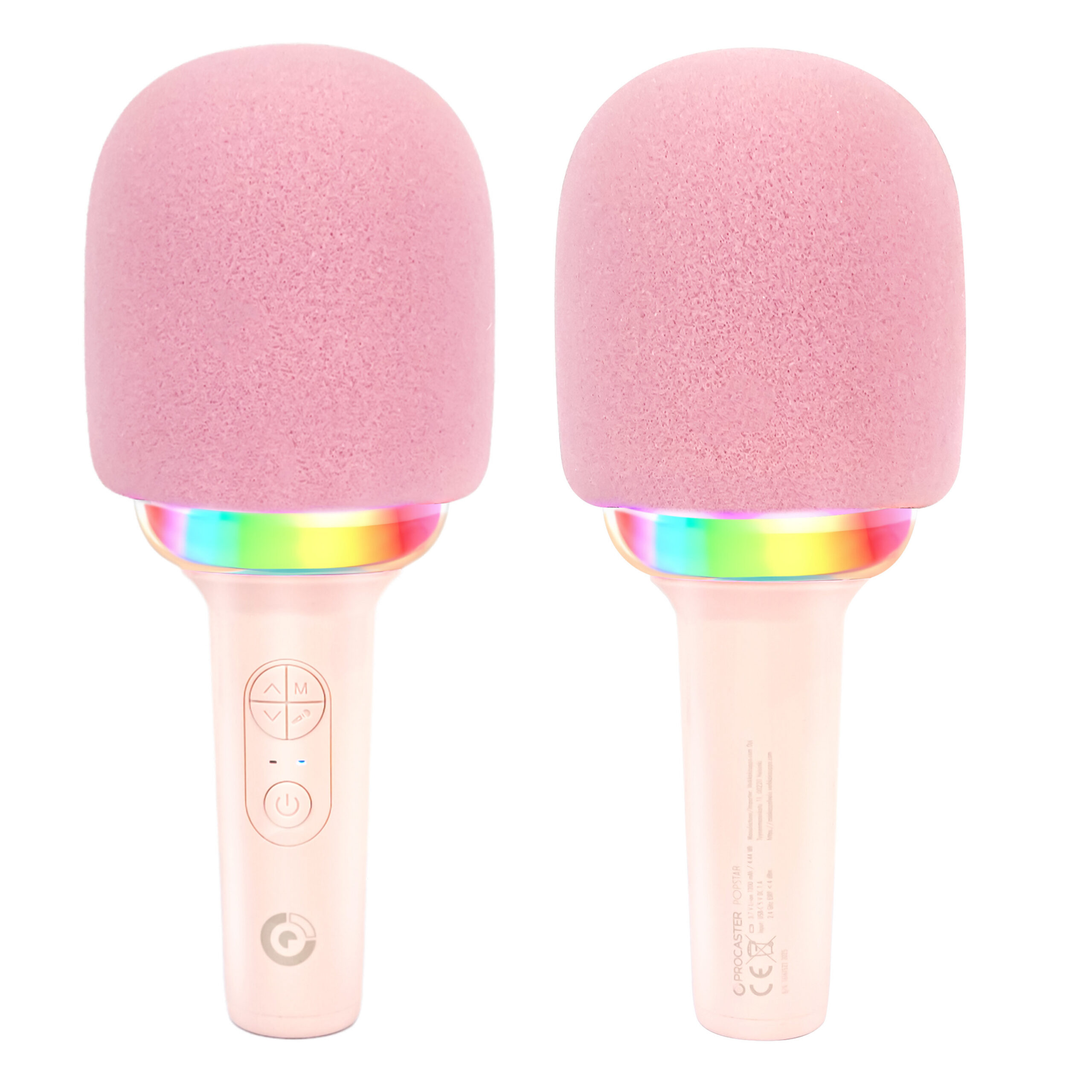 ProCaster Popstar karaoke mikrofon kõlariga, roosa - Image 3