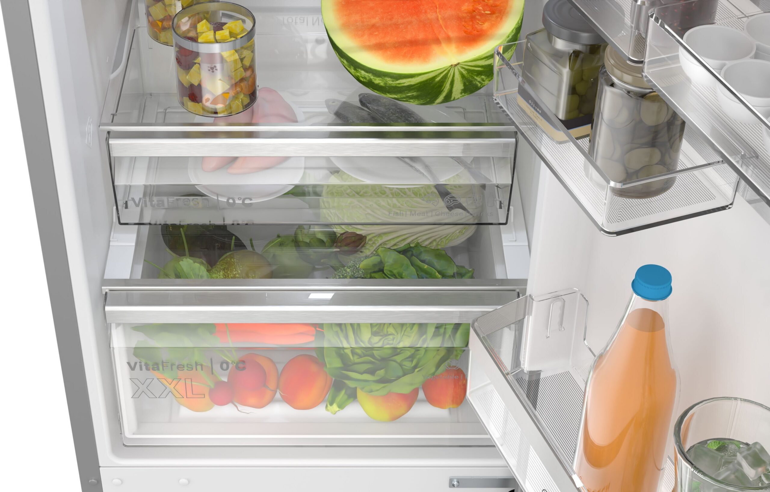 Bosch KGN39AIAU Serie 6 külmik-sügavkülmik, harjatud teras, sõrmejäljekindel - Image 4