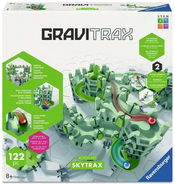GraviTrax Action-Set Skytrax, pallirada, 122 tükki